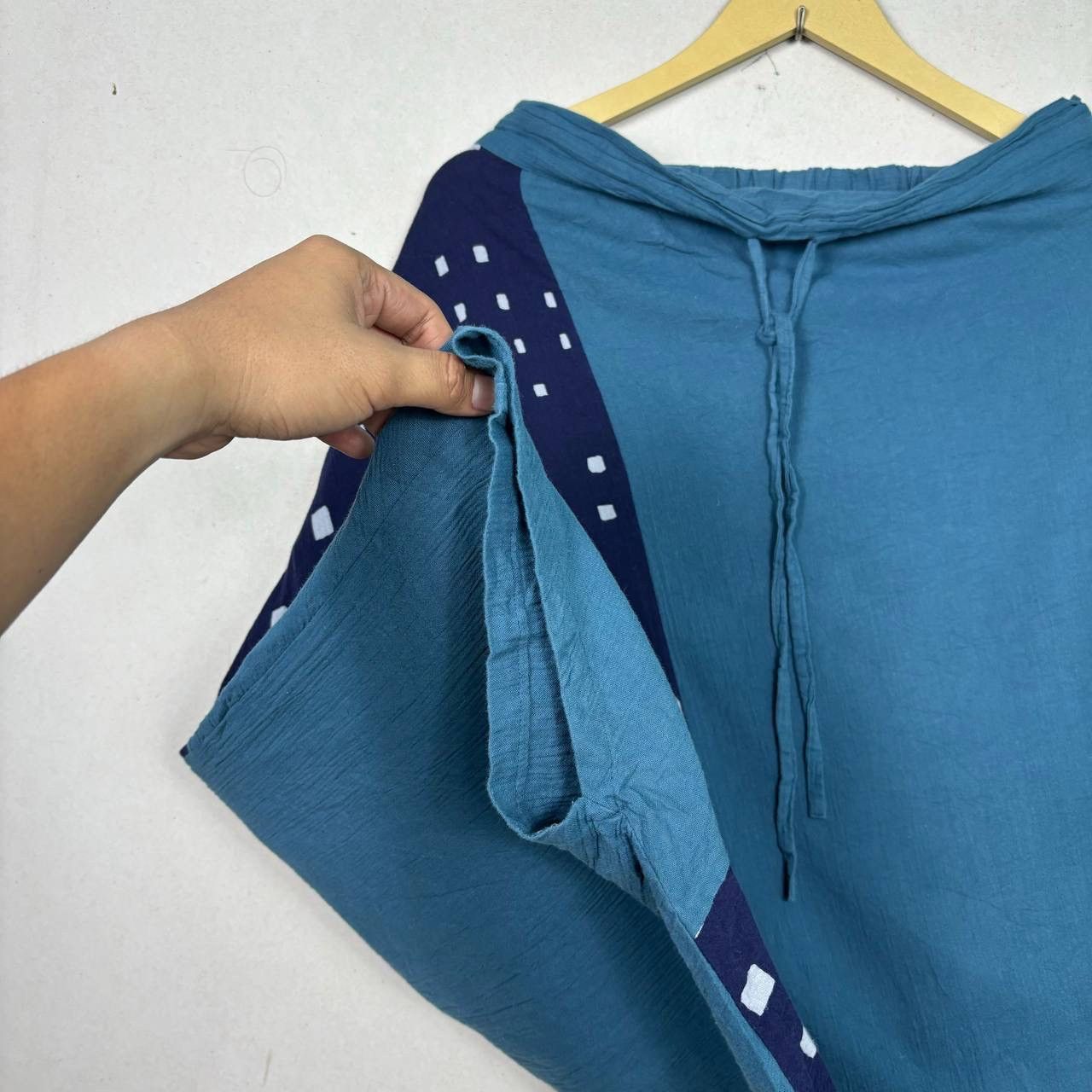 SOU SOU SOU SOU Kyoto Japan Fuji Harem Pants Blue Cotton Size M Size US 30 / EU 46 - 3 Thumbnail