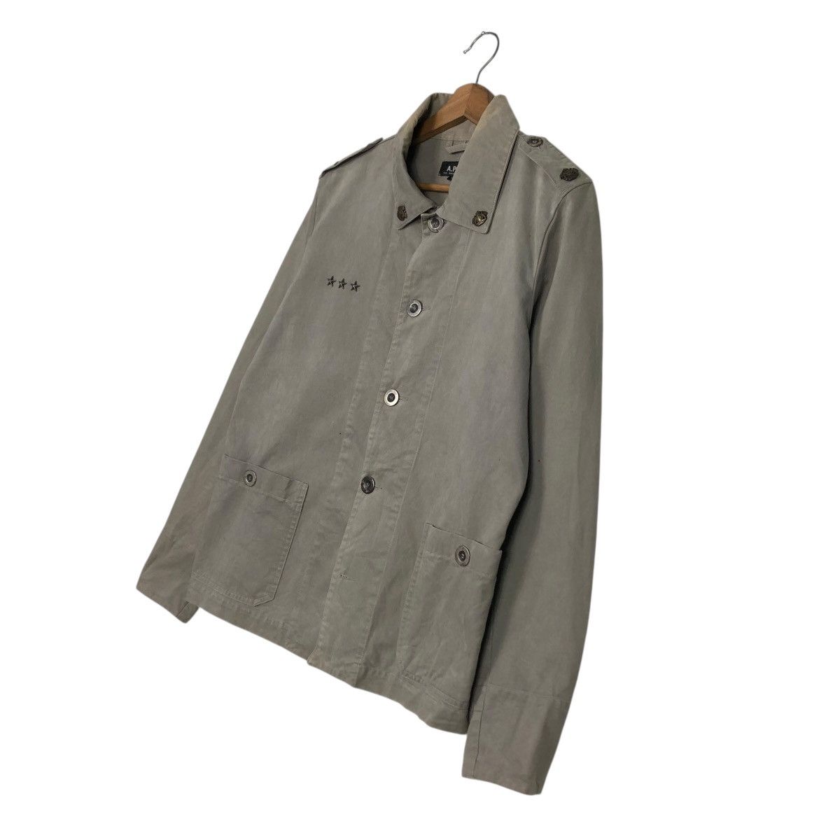 A.P.C. 🔥VINTAGE CHORE WORK JACKET A.P.C MILITARY ISSEY MIYAKE Size US M / EU 48-50 / 2 - 4 Thumbnail