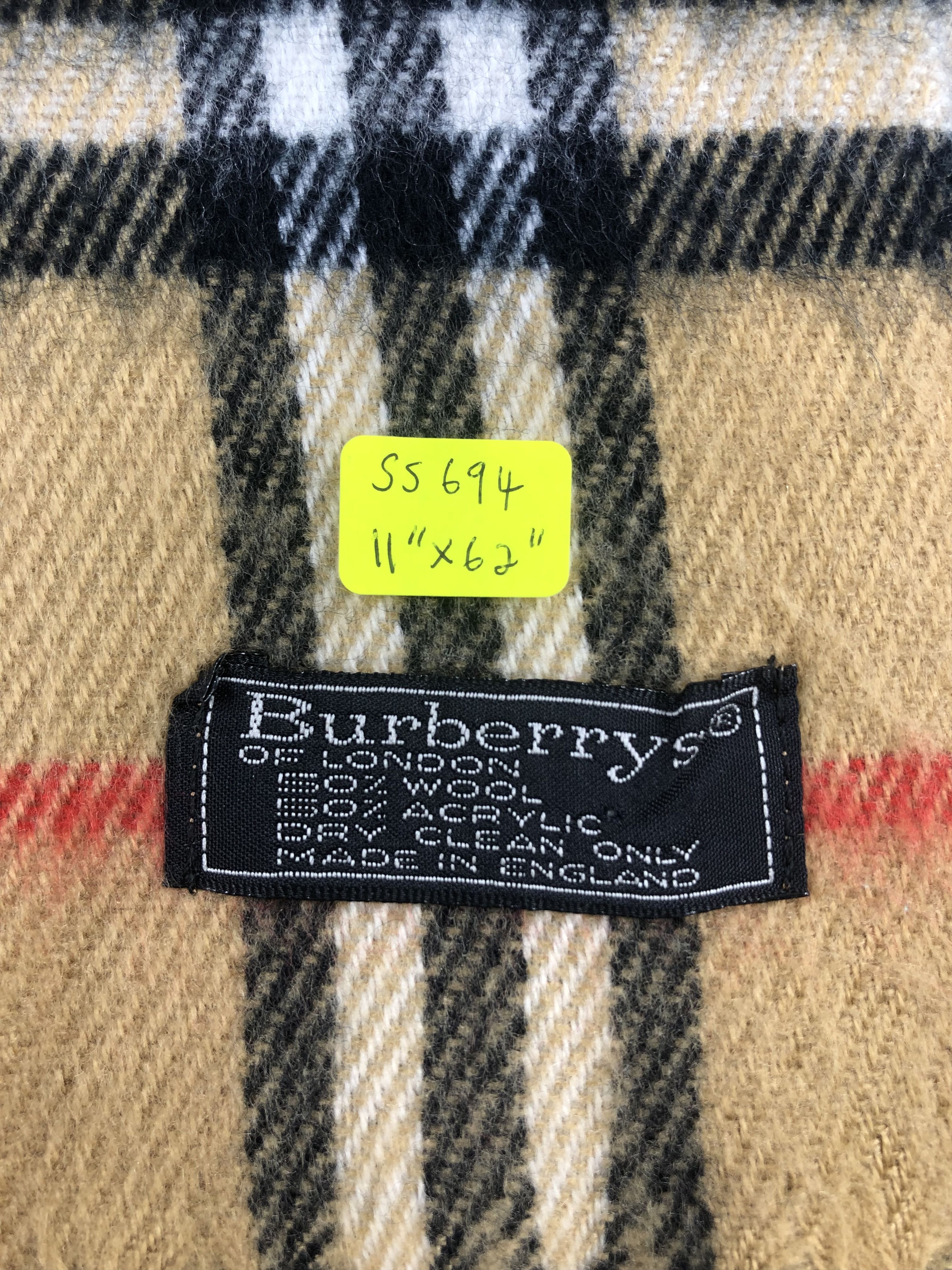 Burberry Nova Check Scarf / Muffler / Neckwear
