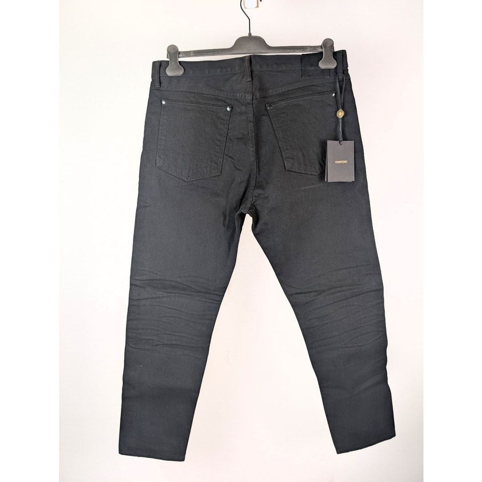 Tom Ford o1rshd1 Tapered Fit Denim Jeans in Black Size US 36 / EU 52 - 10 Thumbnail