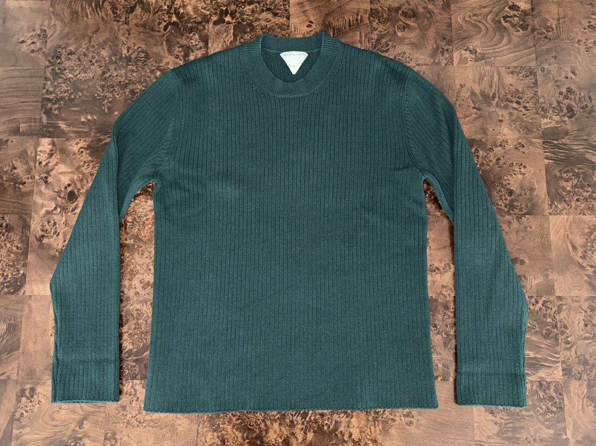 image of Bottega Veneta Cashmere Blend Sweater F/w22 Size XL - $725 in Green, Men's