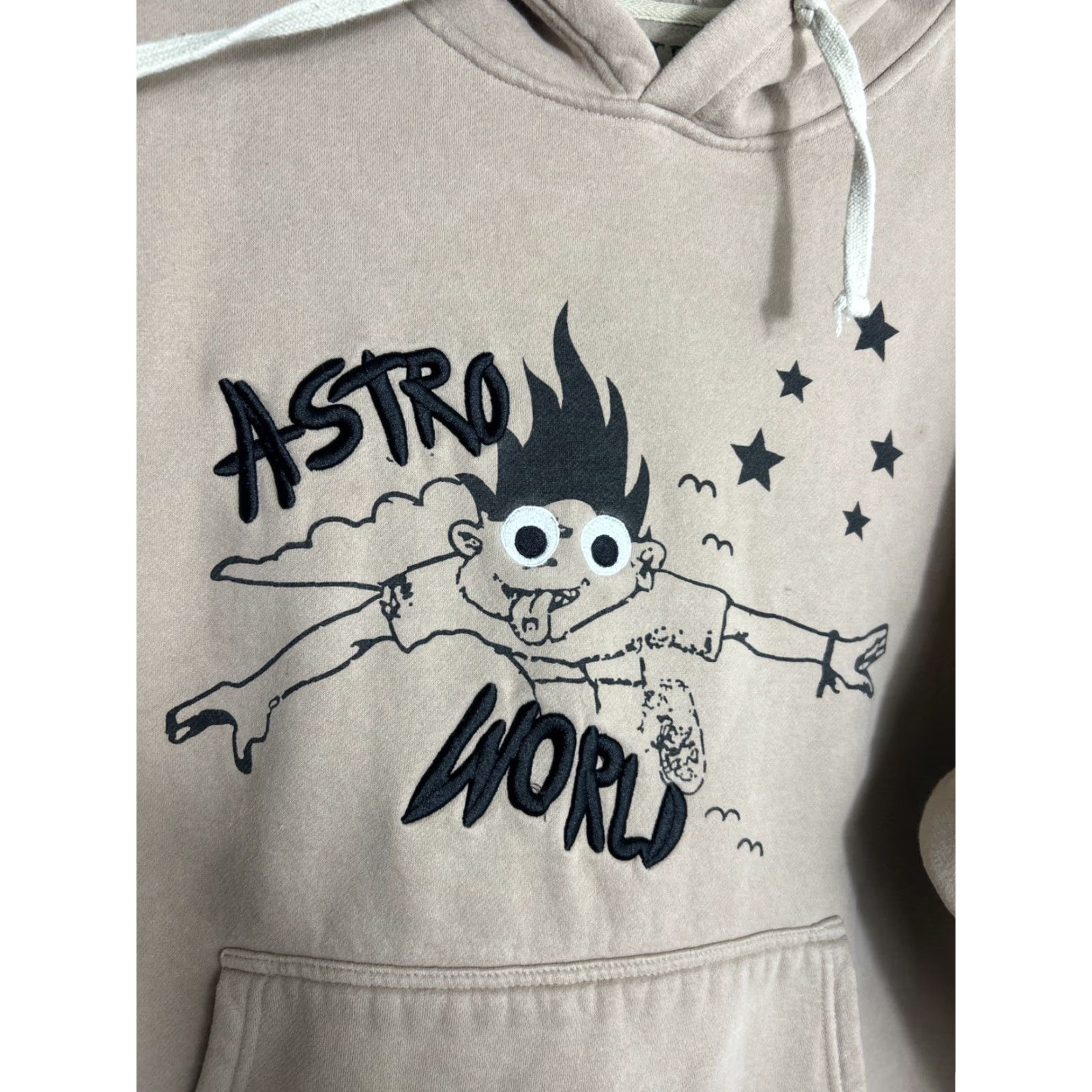 Travis Scott VINTAGE Travis Scott Astroworld Concert Look Mom I Can Fly Hoodie Mens XL Tan Size US XL / EU 56 / 4 - 5 Thumbnail