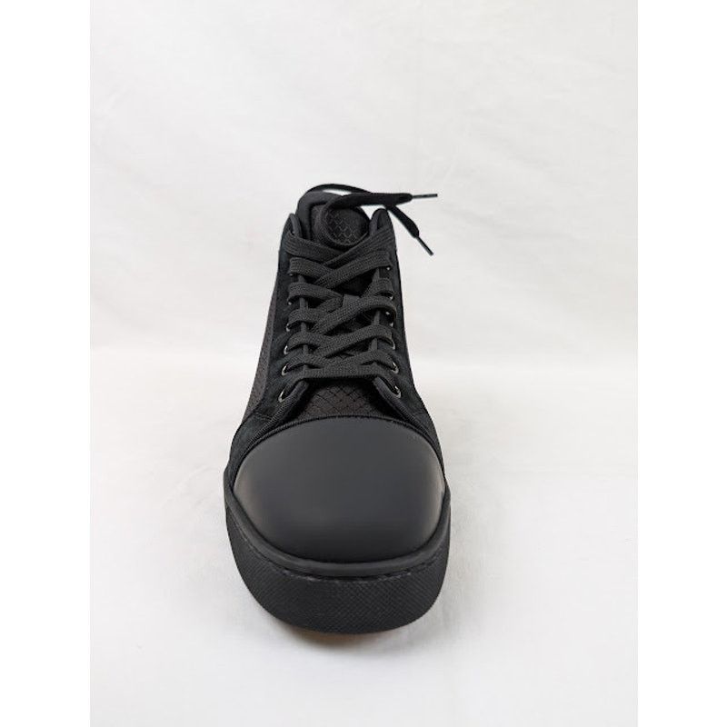 Christian Louboutin o1rshd1 Louis Orlato Flat Hi-Top Sneakers in Black Size US 12 / EU 45 - 5 Thumbnail