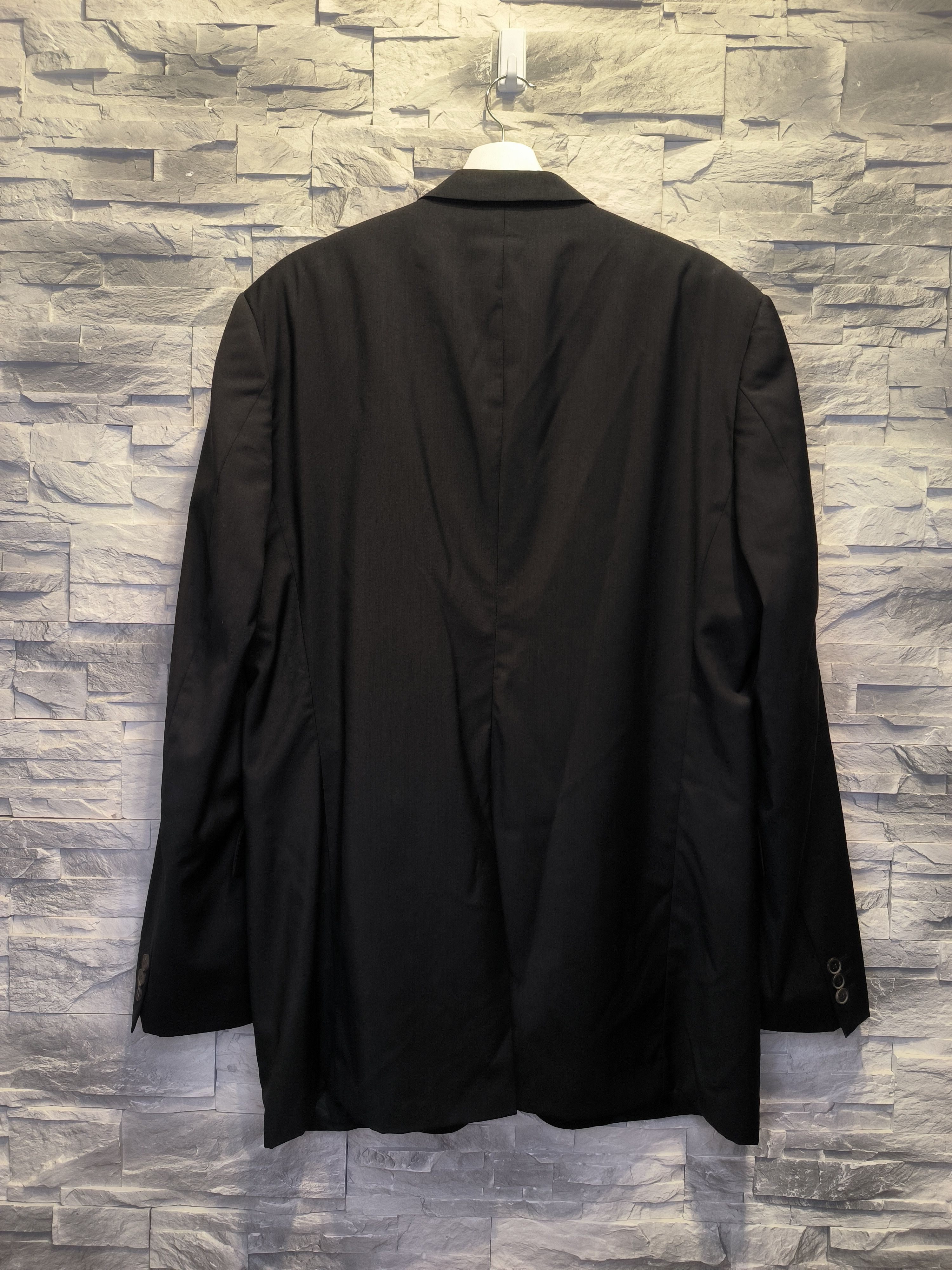 Joop! × Vintage Vintage Joop Suit Jacket Wool Cashmere Black Size 50S - 4 Thumbnail