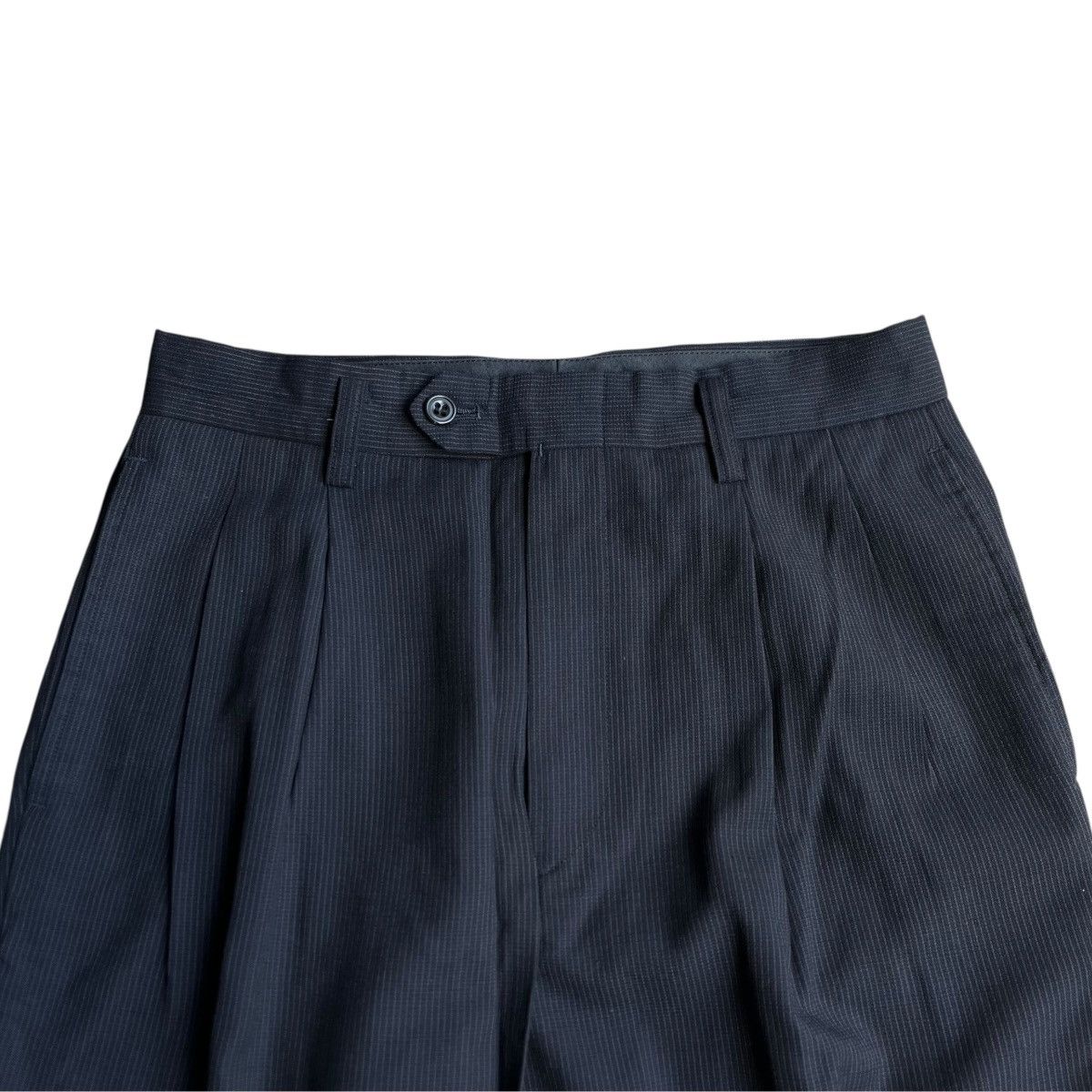 Issey Miyake Junman Trouser Pants Striped Size US 29 - 2 Thumbnail