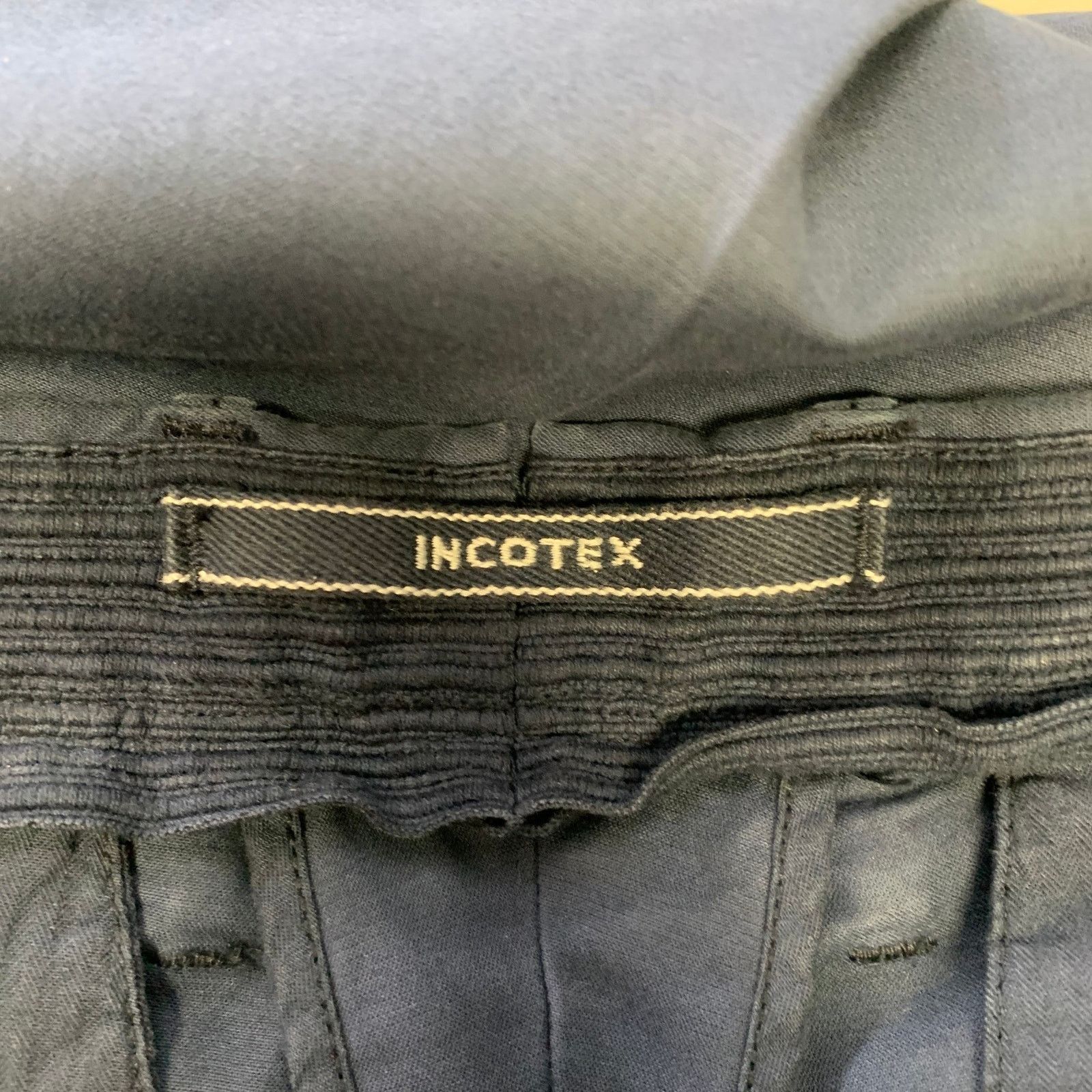 Incotex INCOTEX Size 32 Navy Slim Casual Pants Size US 30 / EU 46 - 5 Thumbnail