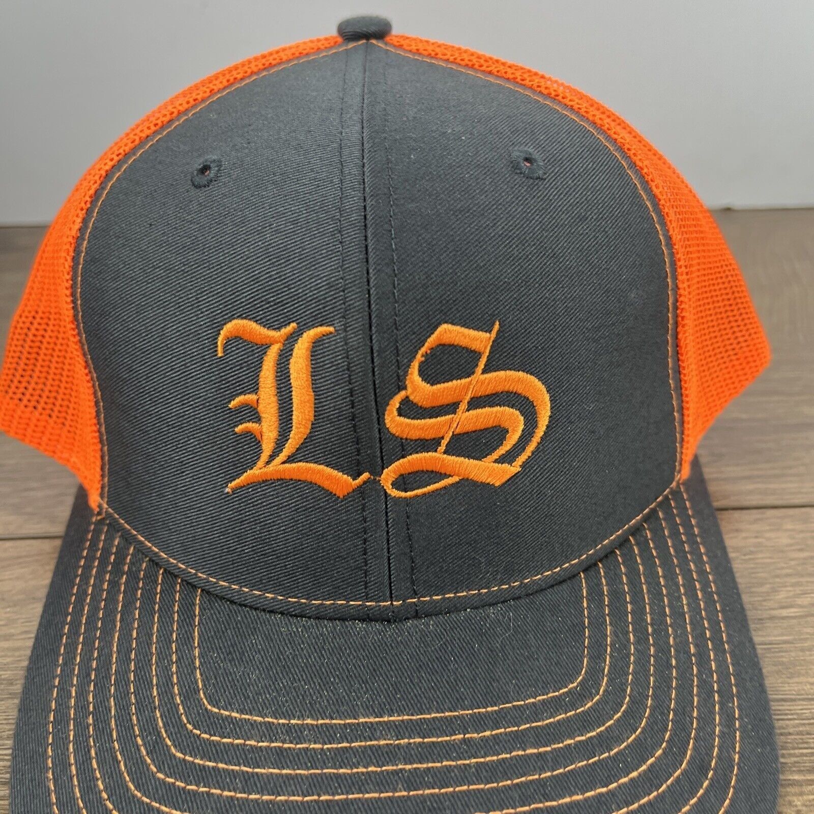 Other LS Snapback Hat LS Gray Hat Adjustable Snapback Adult Size H Size ONE SIZE - 6 Thumbnail