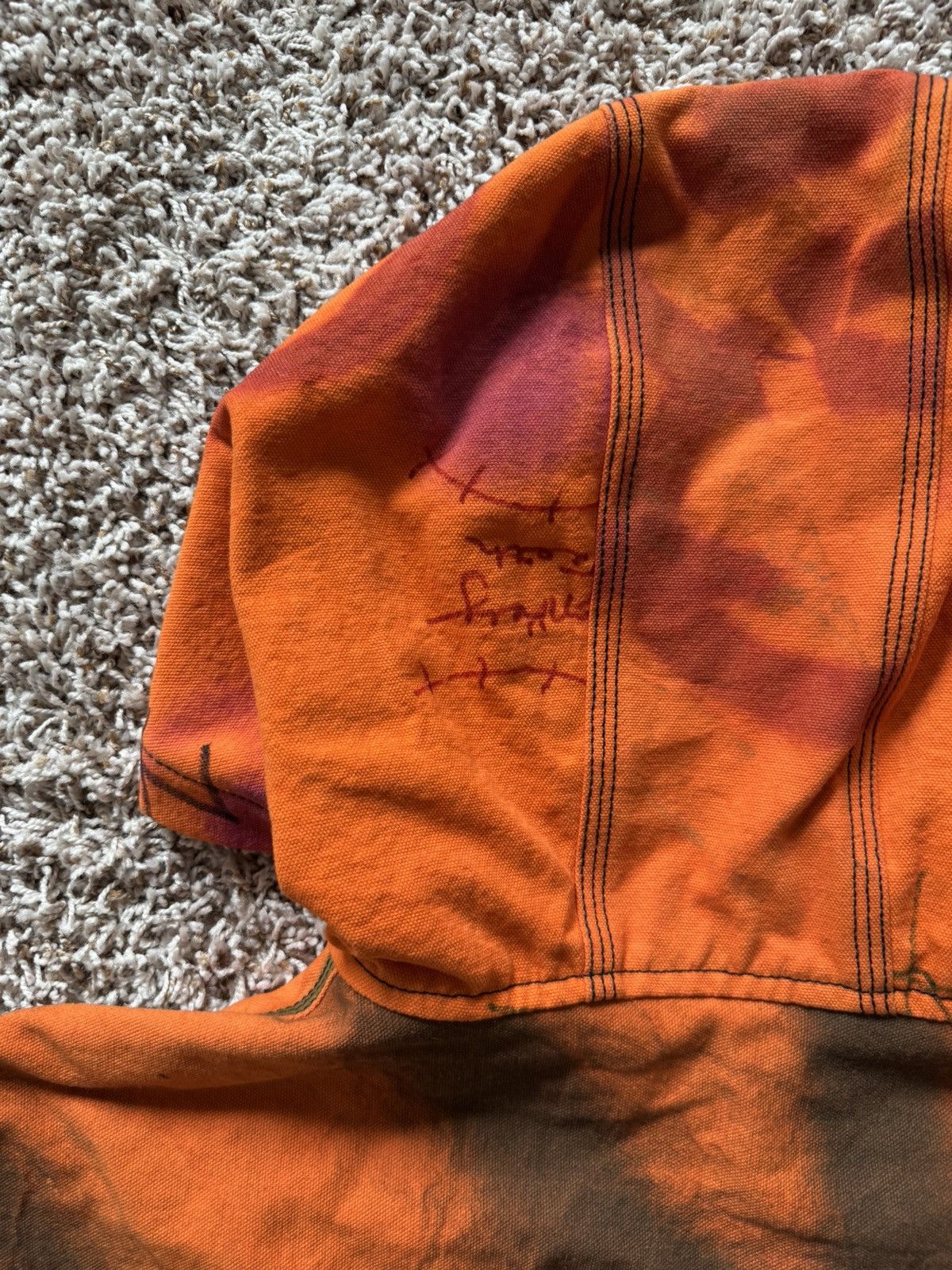 Asspizza Ass Pizza Therapy Reversible Work Jacket Orange Size US L / EU 52-54 / 3 - 10 Thumbnail