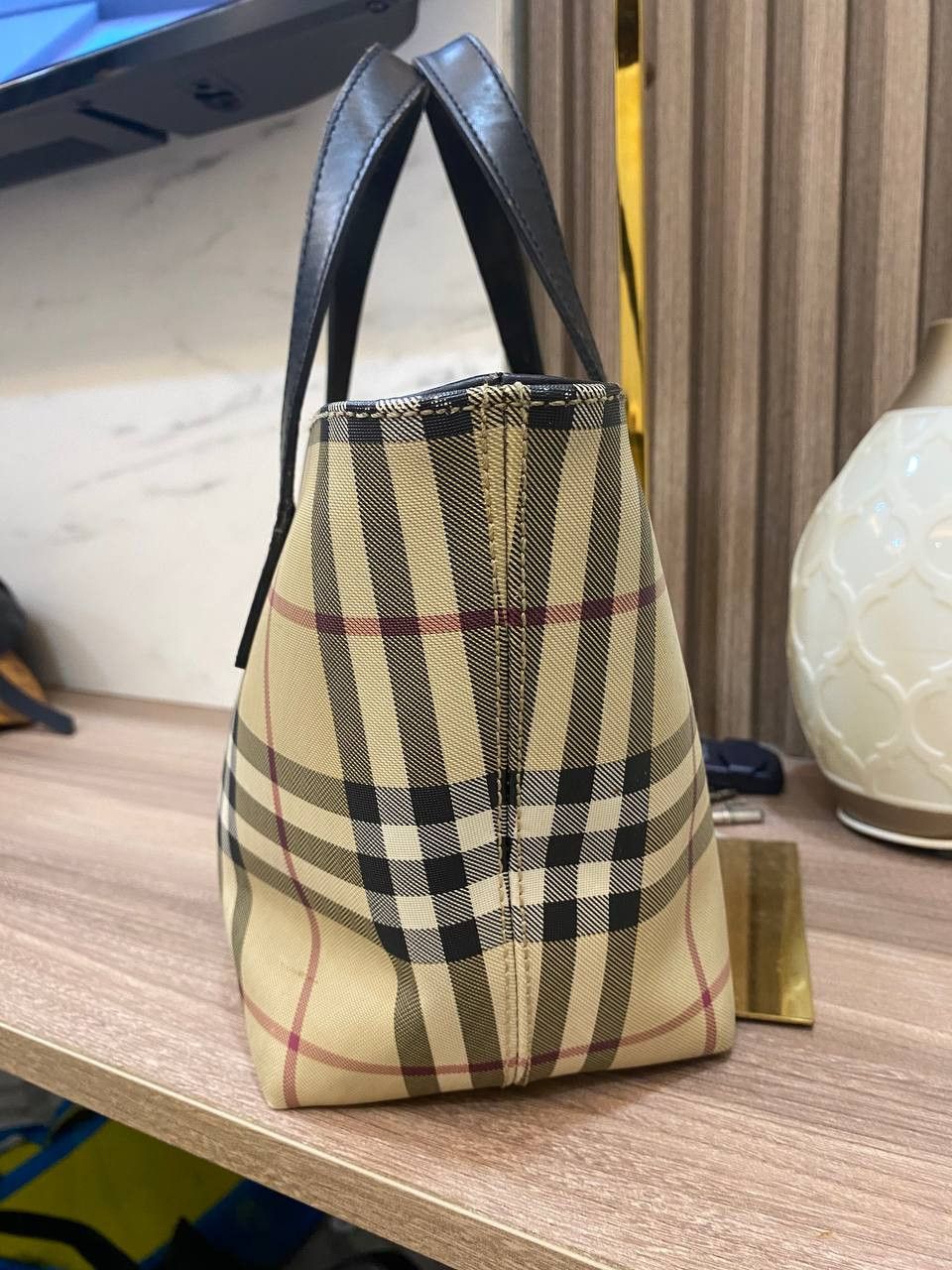 Burberry Burberry Nova Check Mini Totebag Size ONE SIZE - 3 Thumbnail