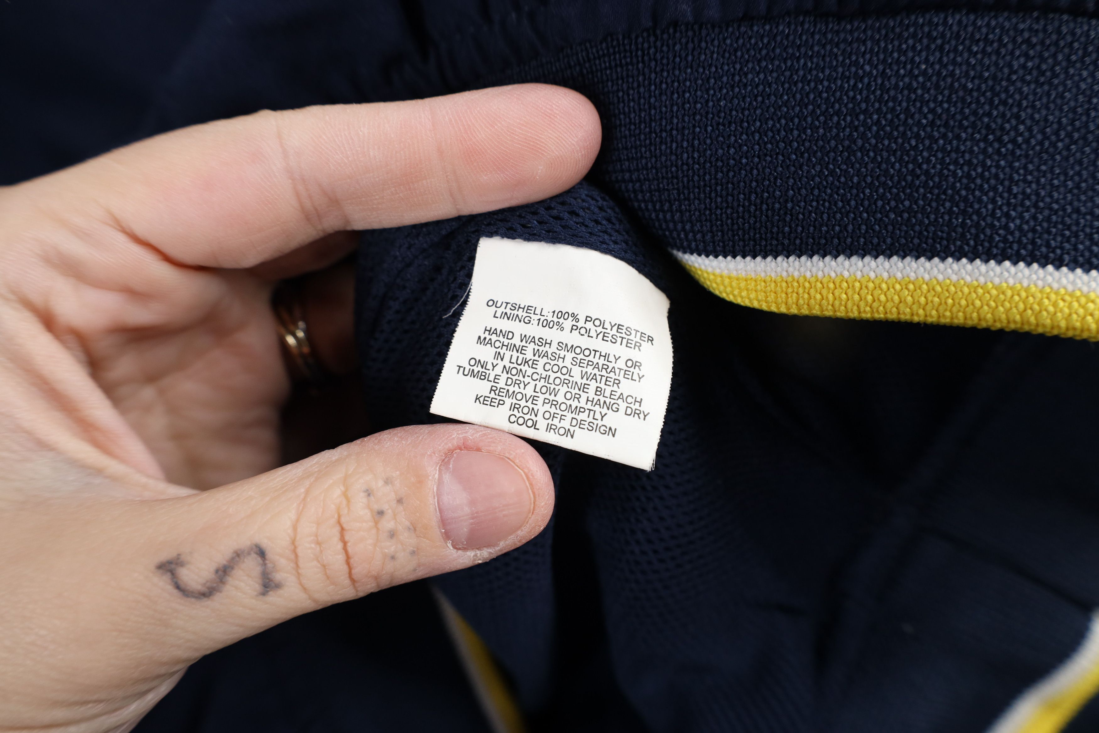 Vintage Vintage 90s University of Michigan Windbreaker Jacket Size US XL / EU 56 / 4 - 10 Thumbnail