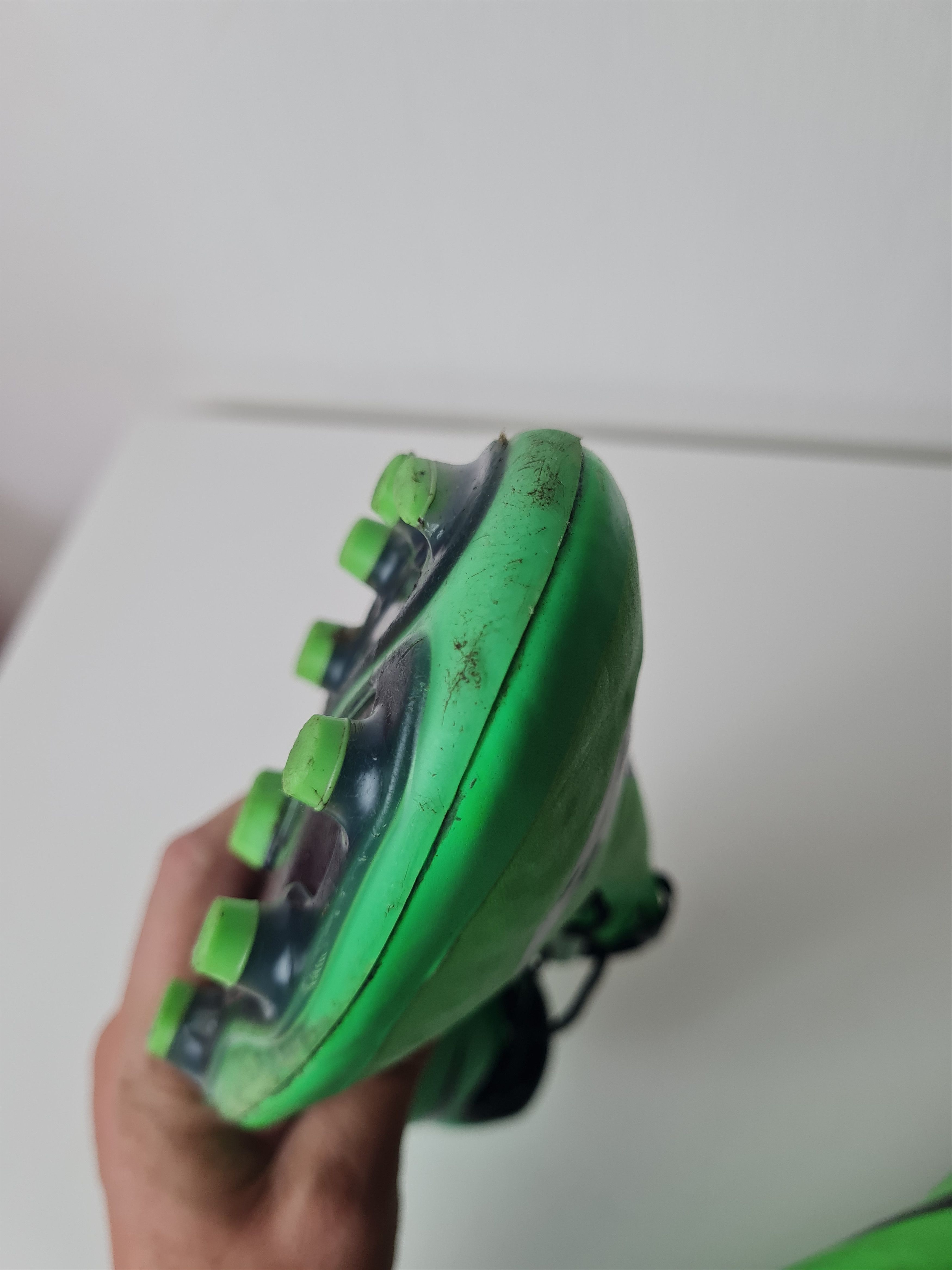 Nike Football Soccer Cleats Nike Hypervenom Phatal FG Green UK8 Size US 9 / EU 42 - 22 Thumbnail