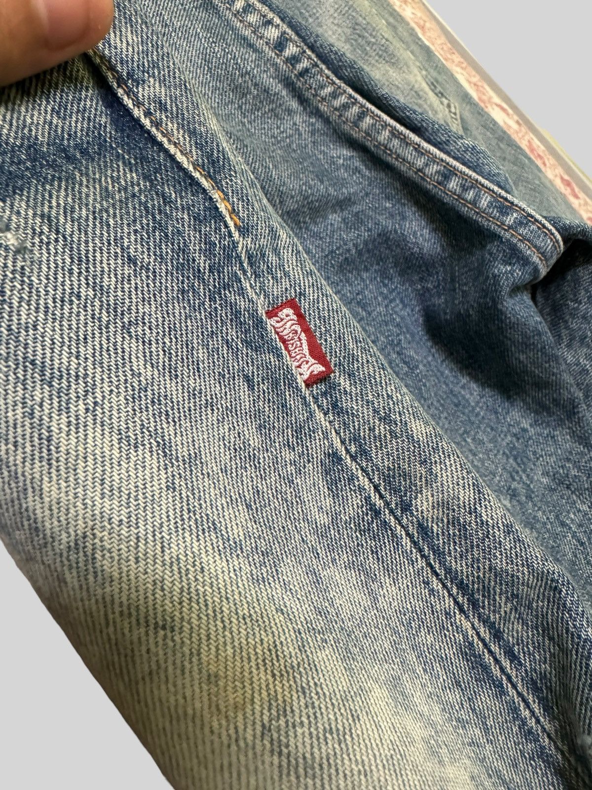 Hysteric Glamour × Japanese Brand Distressed RNA INC Junkie Business Trashed Denim Size US 34 / EU 50 - 15 Thumbnail