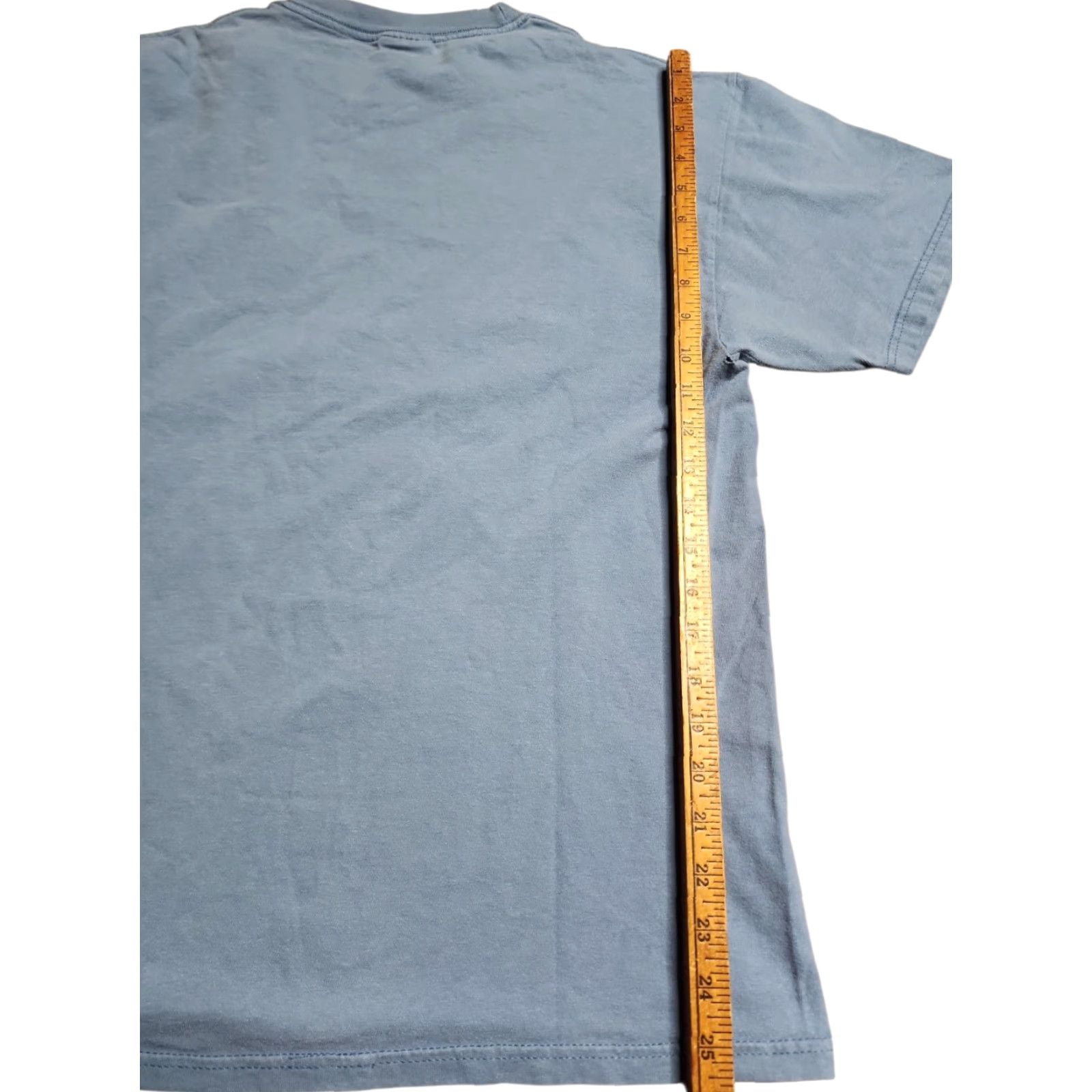 Hanes VINTAGE Hanes T-Shirt L Blue Rainbow Pride Maple Leaf Embroidered 90s Mens Size US L / EU 52-54 / 3 - 2 Thumbnail