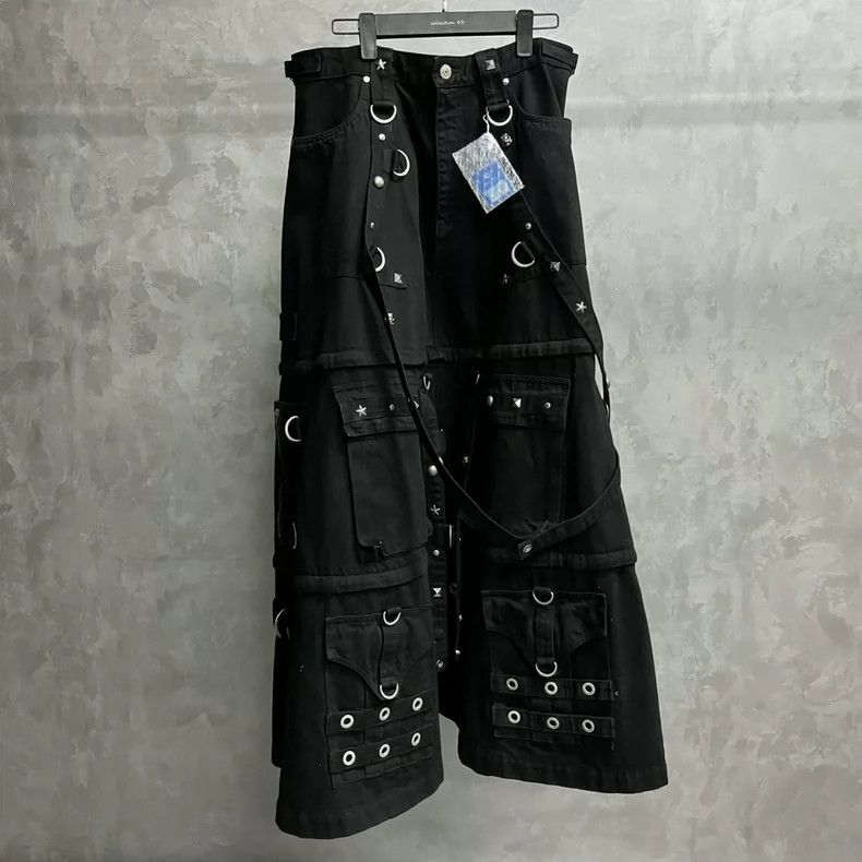 Balenciaga Balenciaga Black metallic-embellished half-length denim dr Size 25" / US 0 / IT 36 - 1 Thumbnail