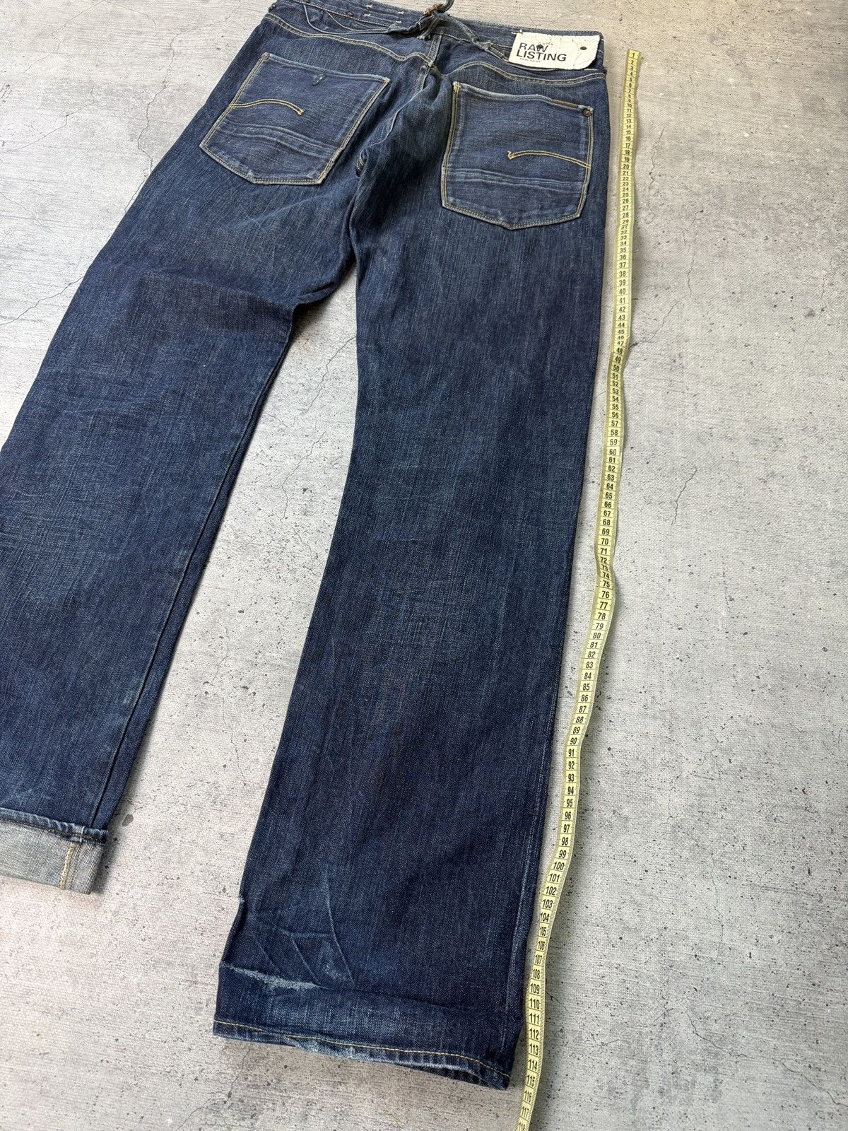 G-Star G-Star Raw US first USA denim indigo blue selvedge denim Size US 32 / EU 48 - 9 Thumbnail