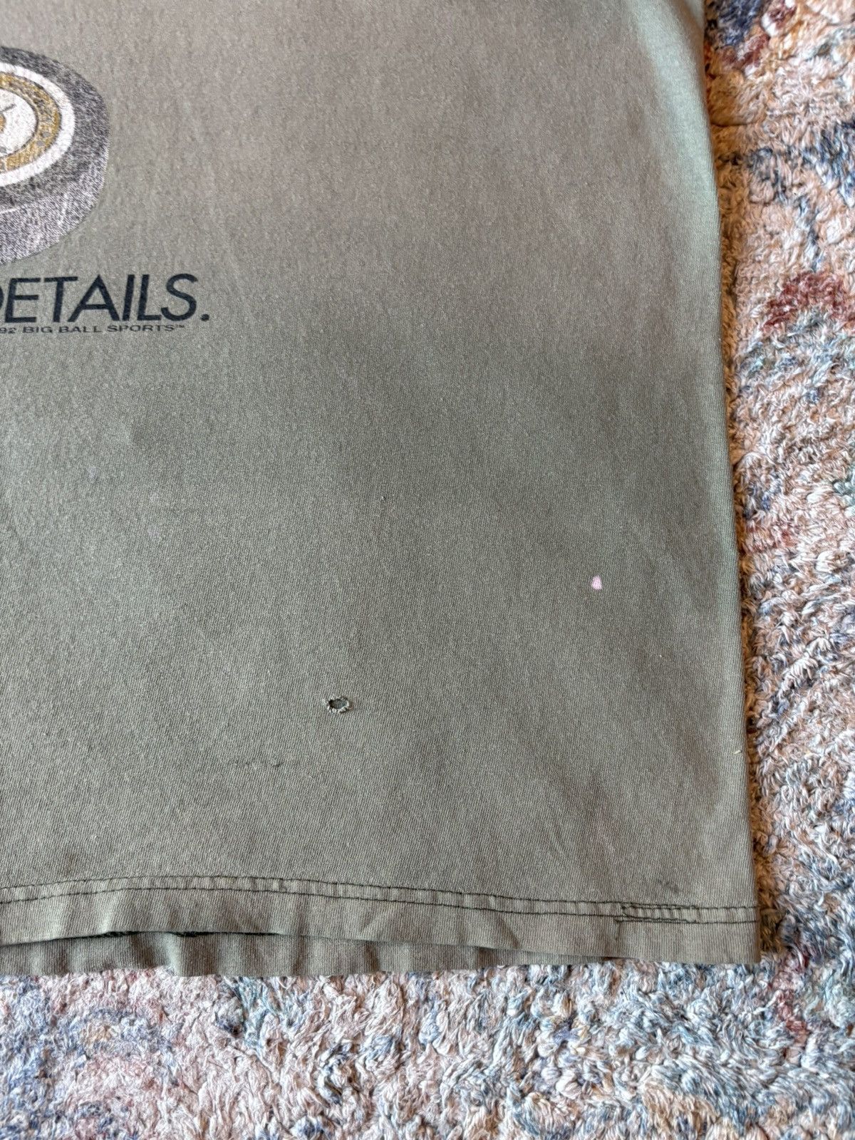 Vintage Vintage Hockey Is Life The Rest Is Details Faded T-shirt Size US XL / EU 56 / 4 - 7 Thumbnail