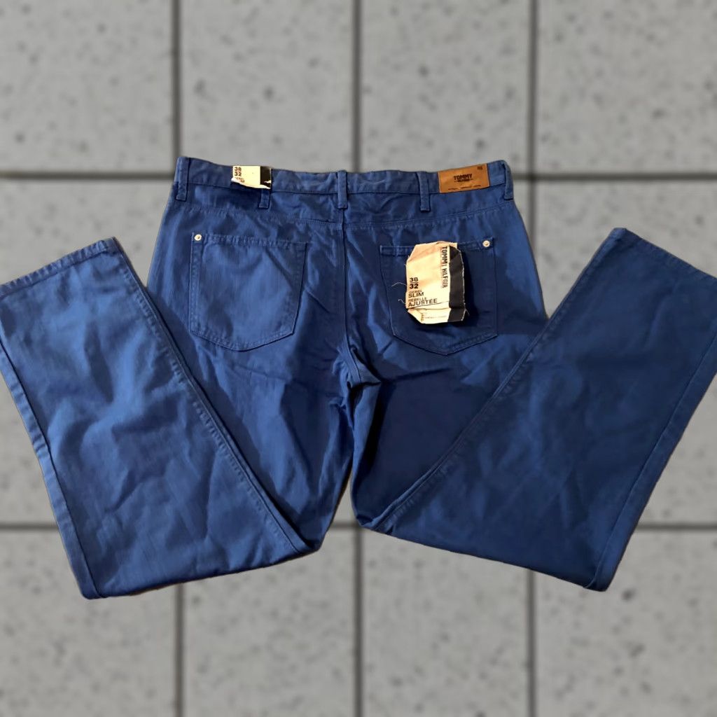 Tommy Hilfiger Tommy Hilfiger Jeans Mens 38x32 Slim Straight Blue Denim Pants 40x32 Size US 38 / EU 54 - 1 Thumbnail