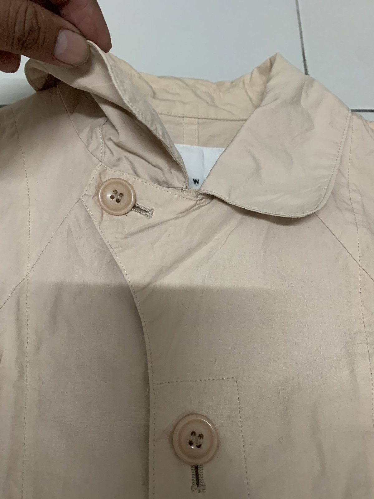 Issey Miyake × Japanese Brand × Sunao Kuwahara Sunao Kuwahara women cotton mid long light jacket Size M / US 6-8 / IT 42-44 - 8 Thumbnail