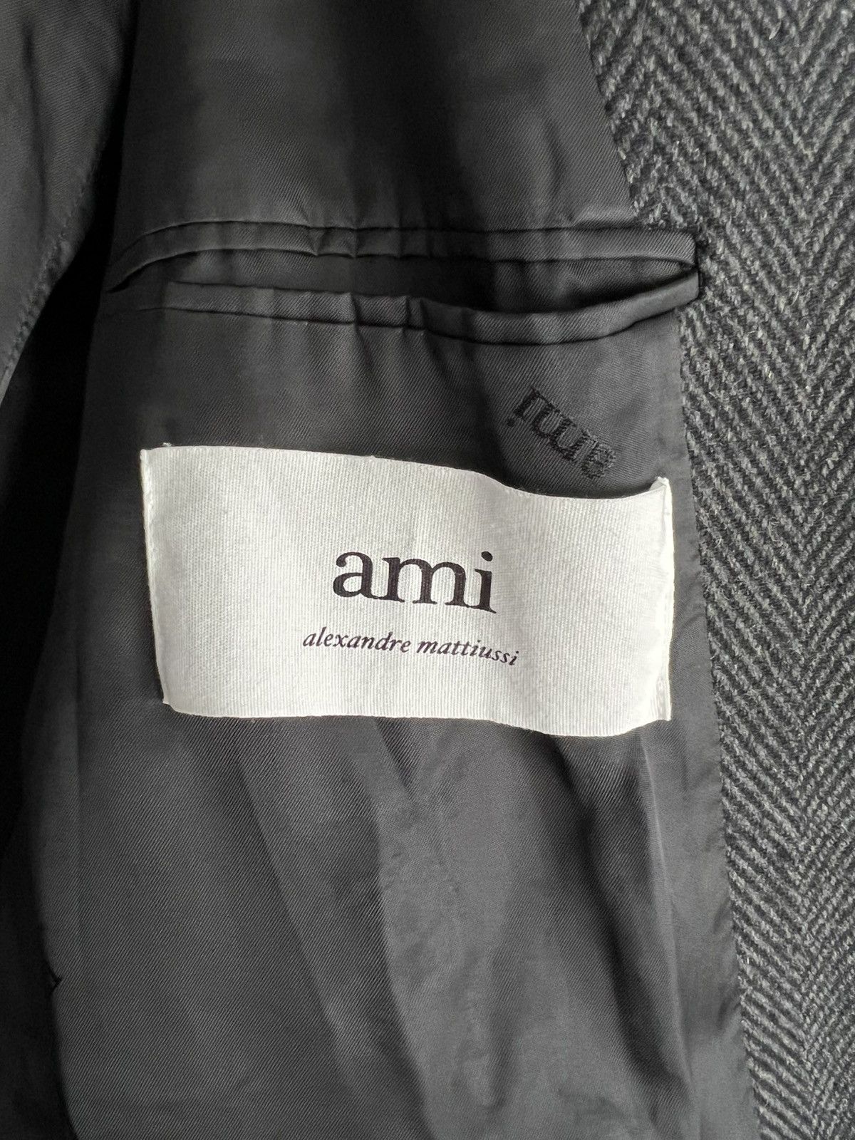 AMI Ami Single Breasted overcoat Size US L / EU 52-54 / 3 - 4 Thumbnail