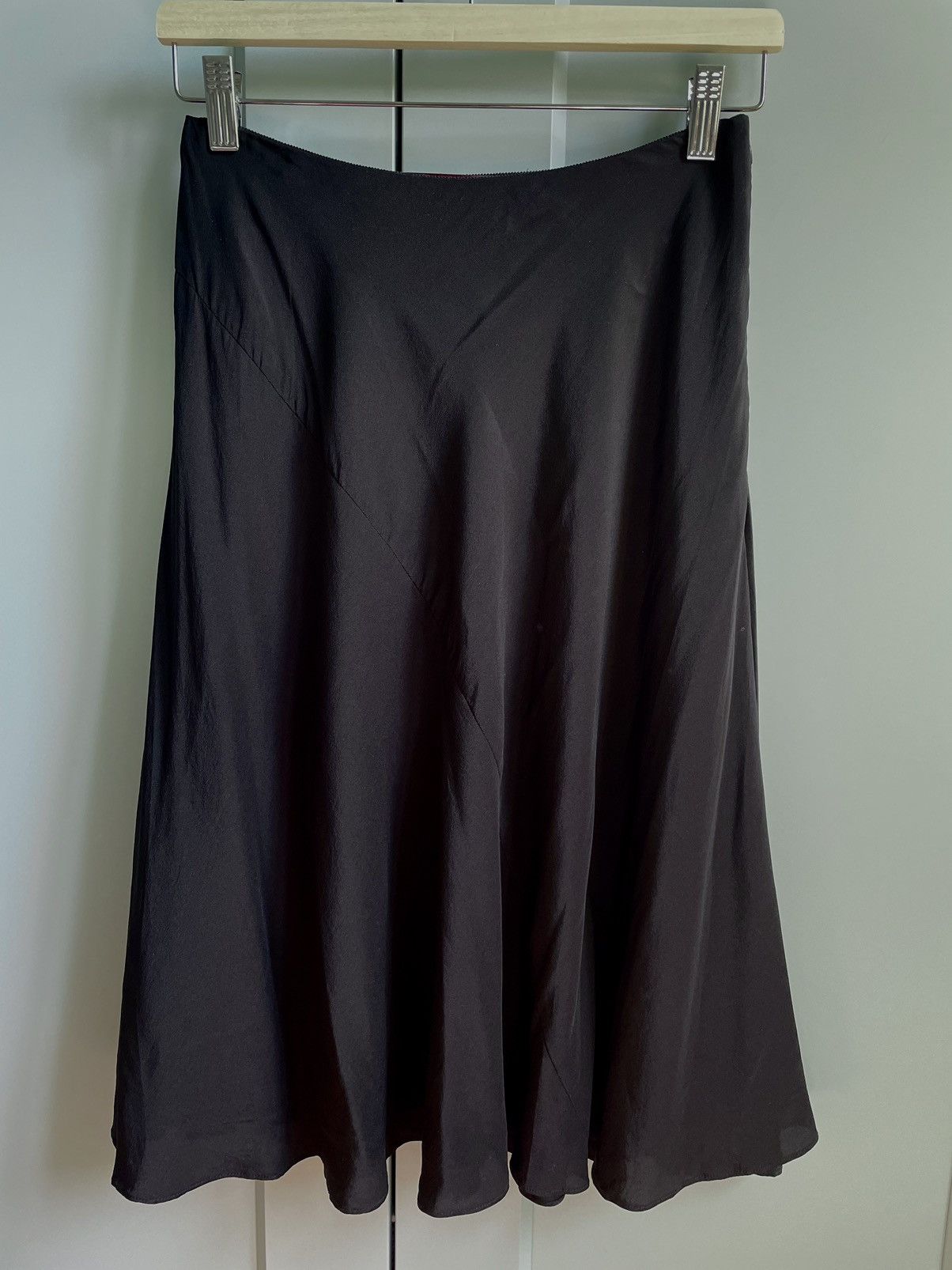 Vintage Vintage Comptoir des Cotonniers Silk Bias Skirt Size 26" / US 2 / IT 38 - 4 Thumbnail