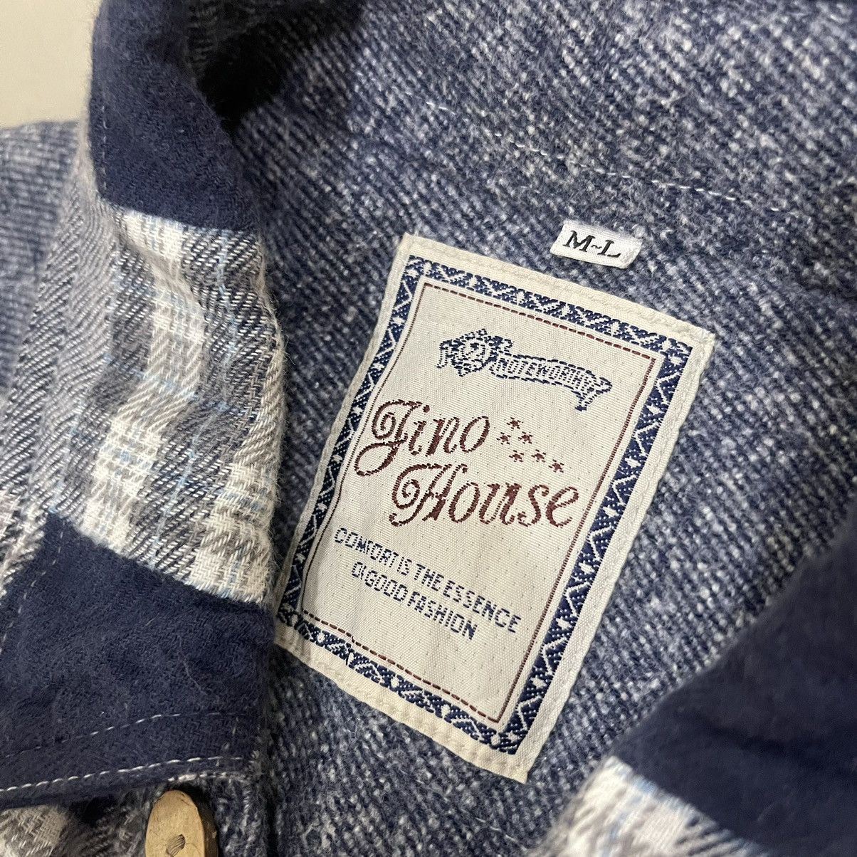 Japanese Brand × Vintage ⚡️Fino House Patchwork Double Pocket Button Jacket Size US S / EU 44-46 / 1 - 7 Thumbnail