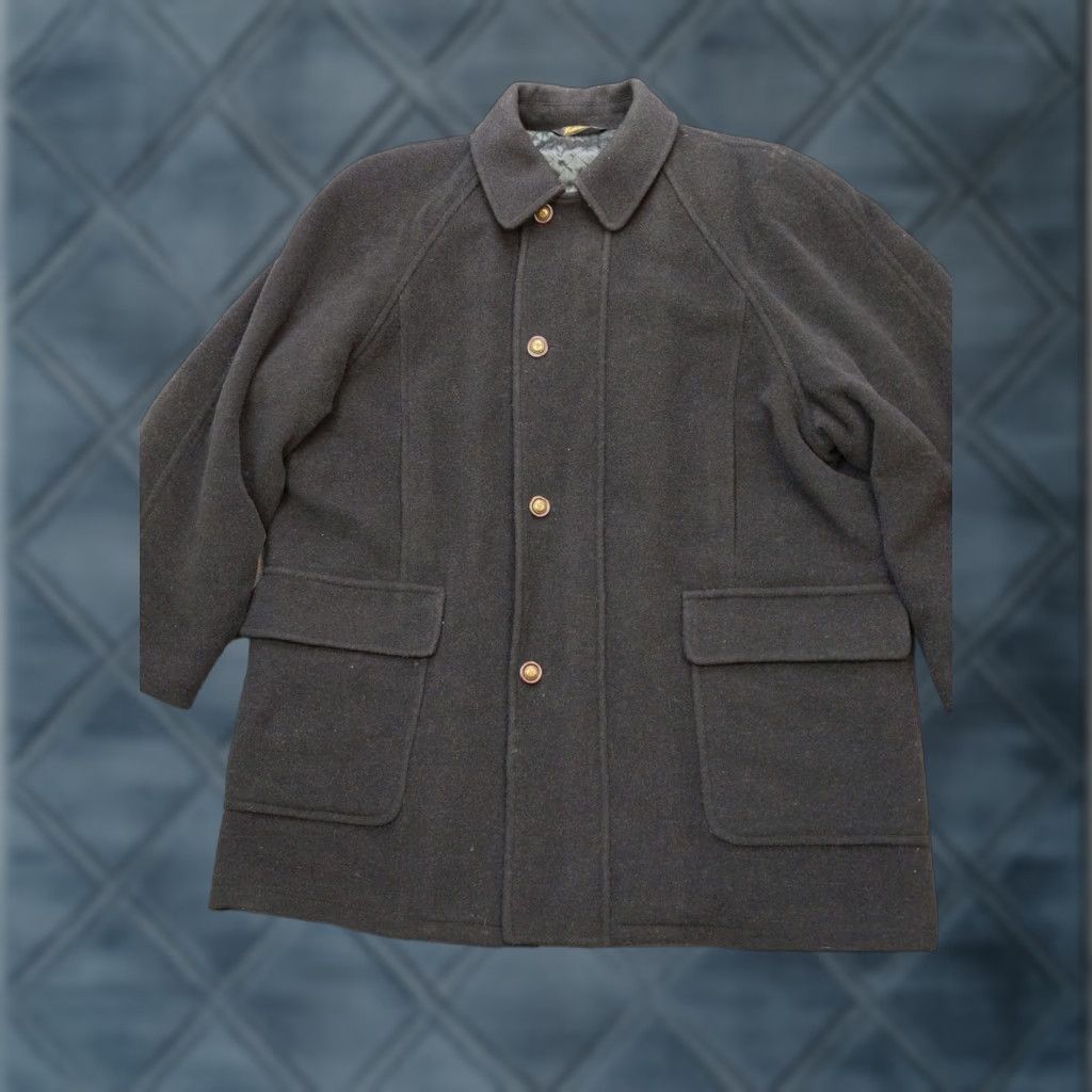 Vintage Vintage Marshall Field's Coat Mens 44 Charcoal Wool Cashmere Overcoat Italy 80s | Coat | Mens | Adult Medium? Size US S / EU 44-46 / 1 - 1 Thumbnail