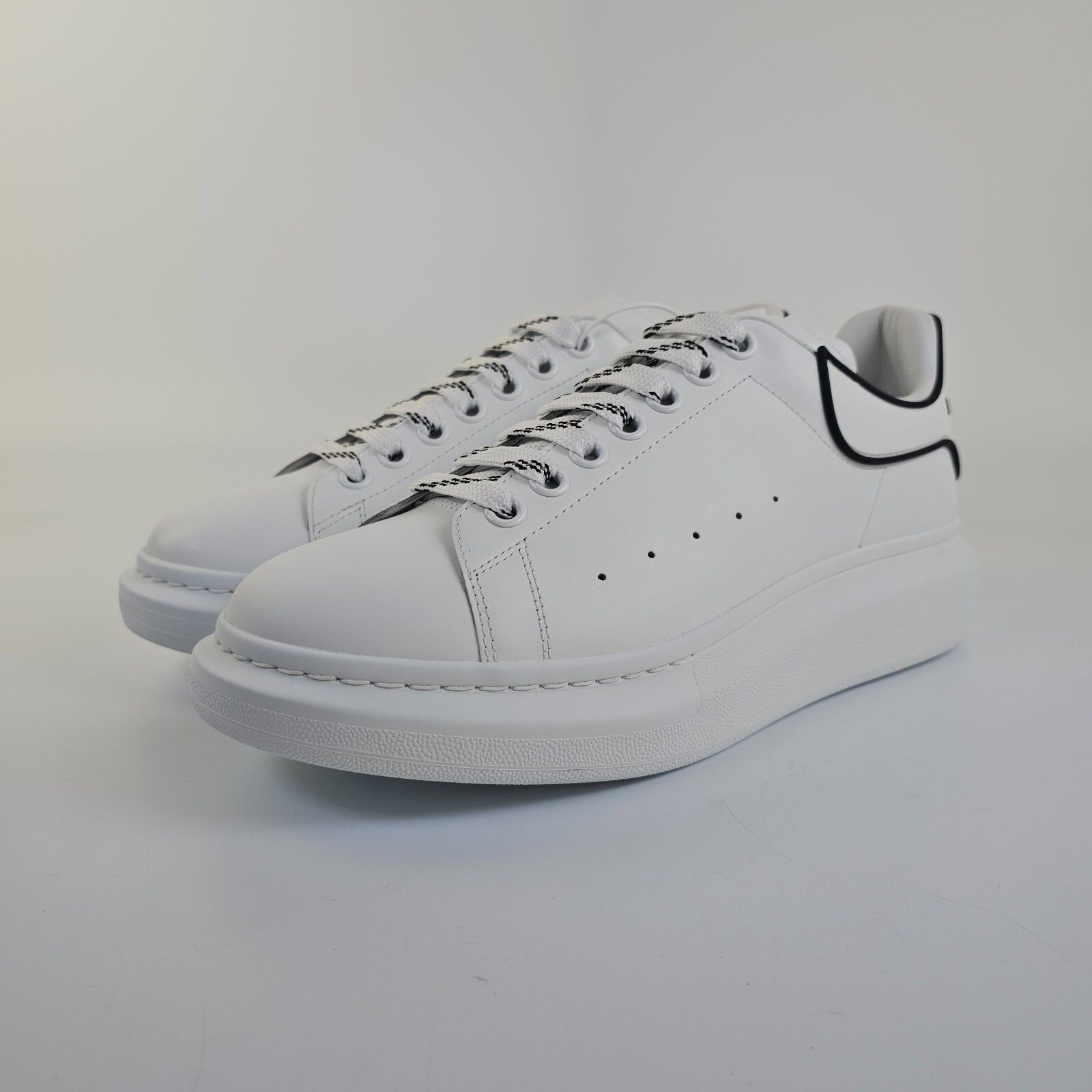 ALEXANDER MCQUEEN Oversized Men's White/Black Sneakers New