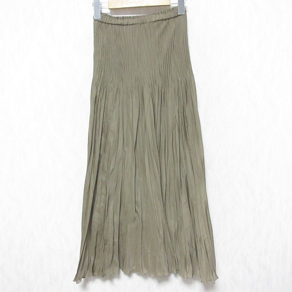 Other Other ADAWAS Double Pleats Maxi Skirt Others Skirts ADWS-008-28 DUTY FREE for USA Size ONE SIZE - 1 Thumbnail
