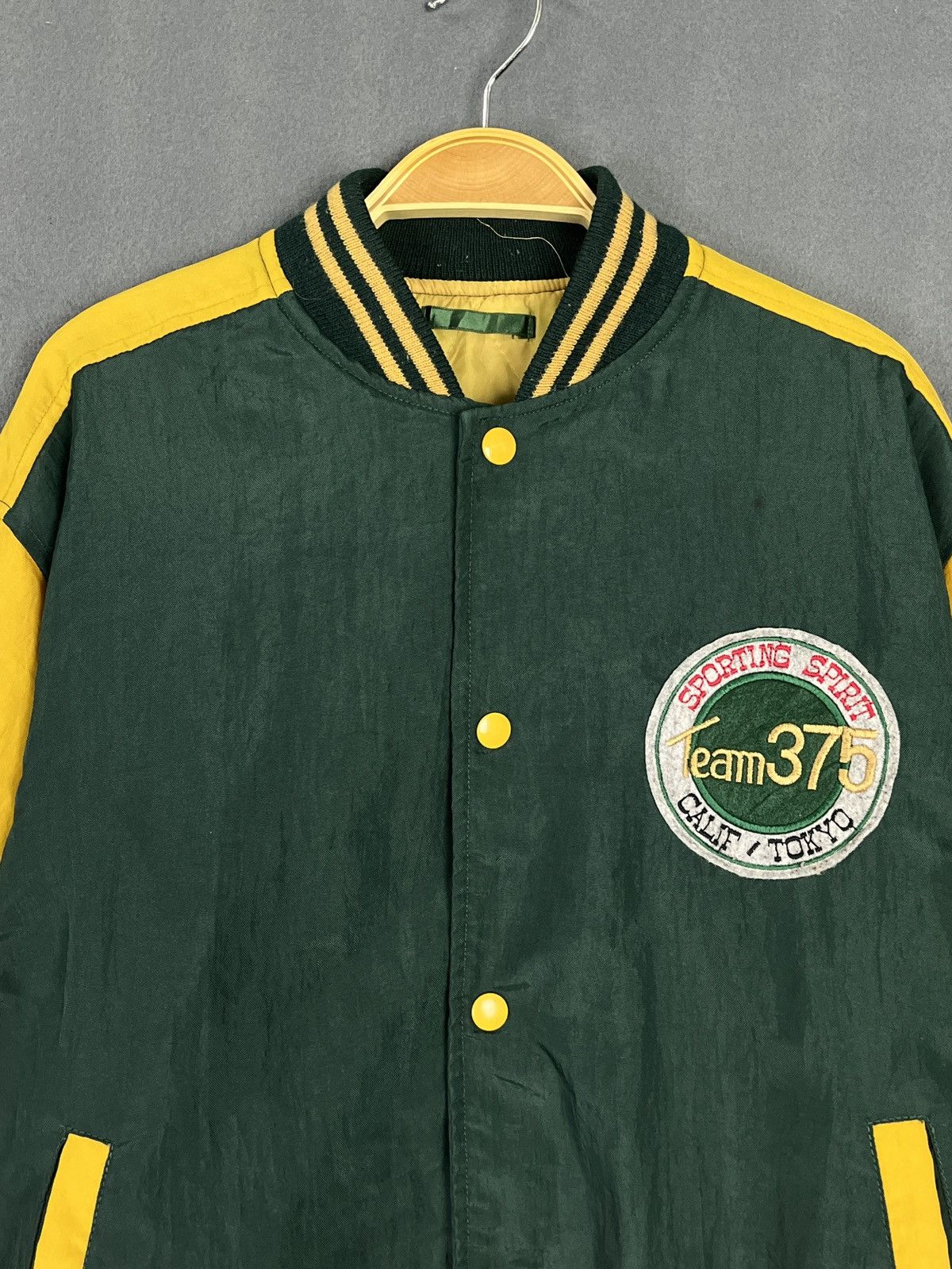 Japanese Brand × Vintage Vintage Team 375 Tokyo Nylon Varsity Jacket Size US S / EU 44-46 / 1 - 3 Thumbnail