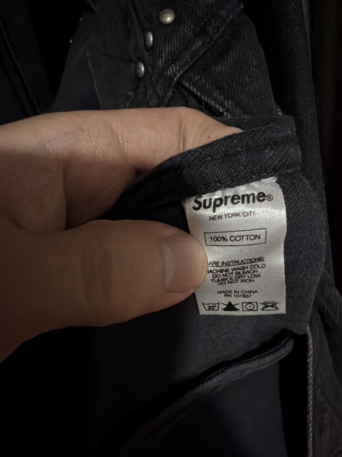 Supreme Supreme Denim Studded Jacket SS17 Size US XL / EU 56 / 4 - 6 Thumbnail