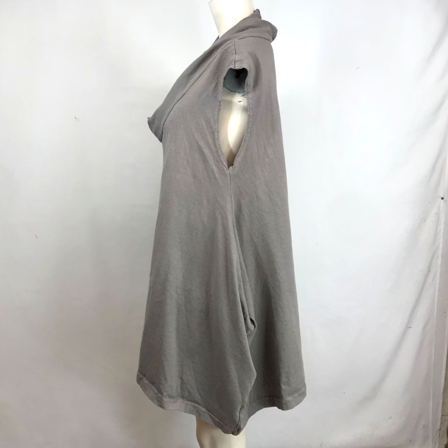 Vintage PACIFIC COTTON BRYN WALKER - Dress - Women - M - Gray - Sleeveless Cowl Neck Tunic Dress Size M / US 6-8 / IT 42-44 - 6 Thumbnail