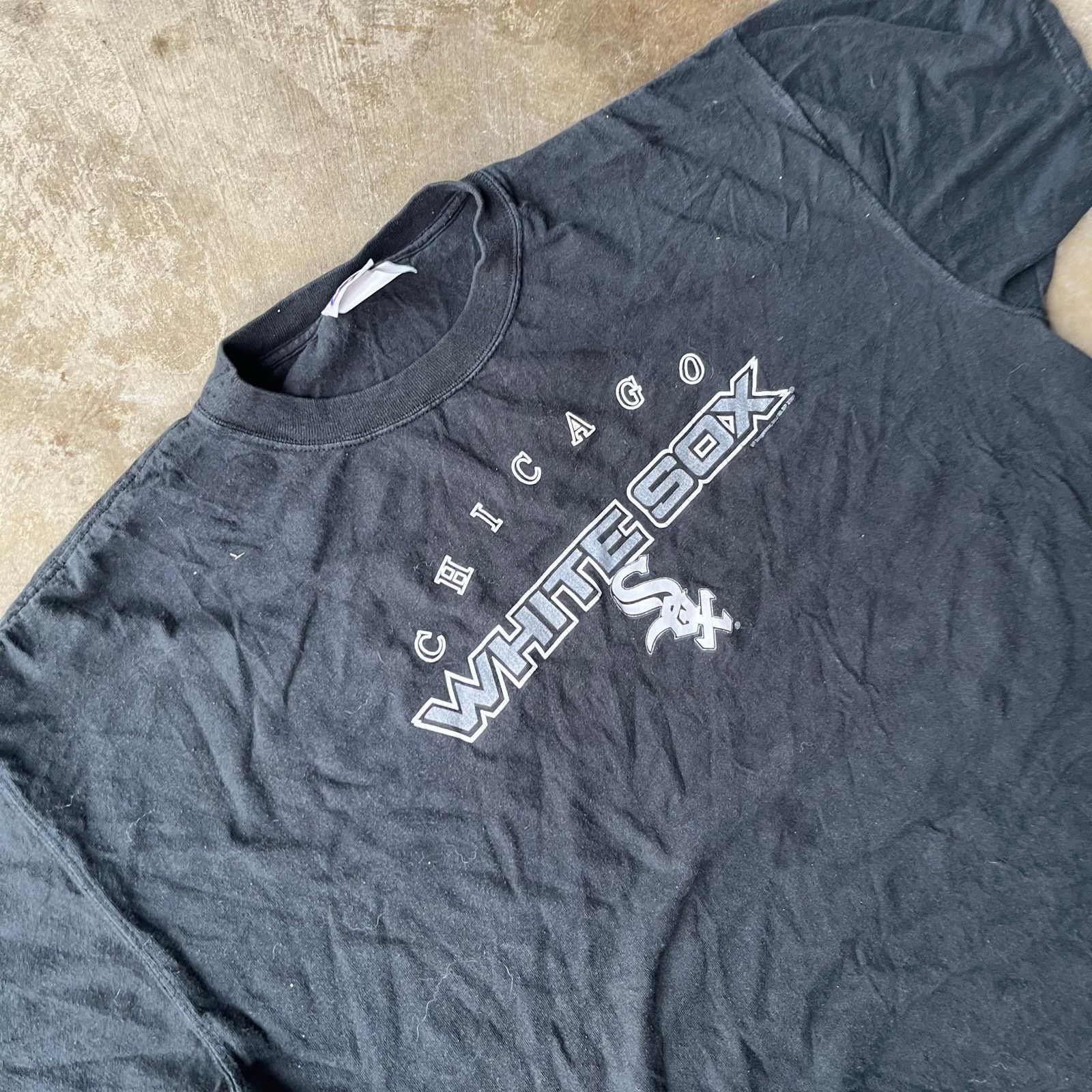 Vintage VINTAGE CHICAGO WHITE SOX BLACK SHIRT 90S XXL Size US XXL / EU 58 / 5 - 1 Thumbnail