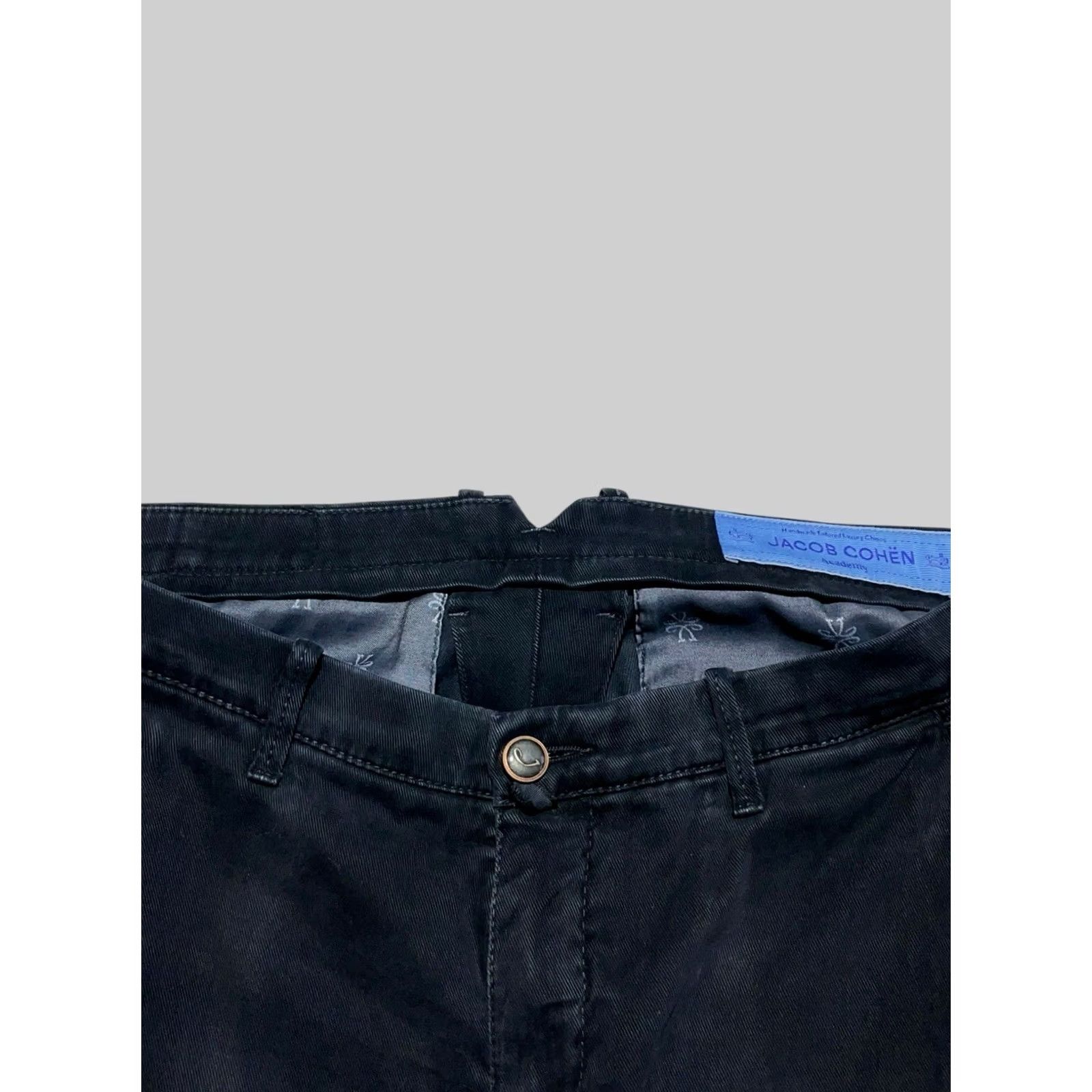 Jacob Cohen Jacob Cohen Bobby Comf Pants Men Regular 34 Black Chino Button Zip Inseam 34 Reactivated Womens? Size US 34 / EU 50 - 4 Thumbnail