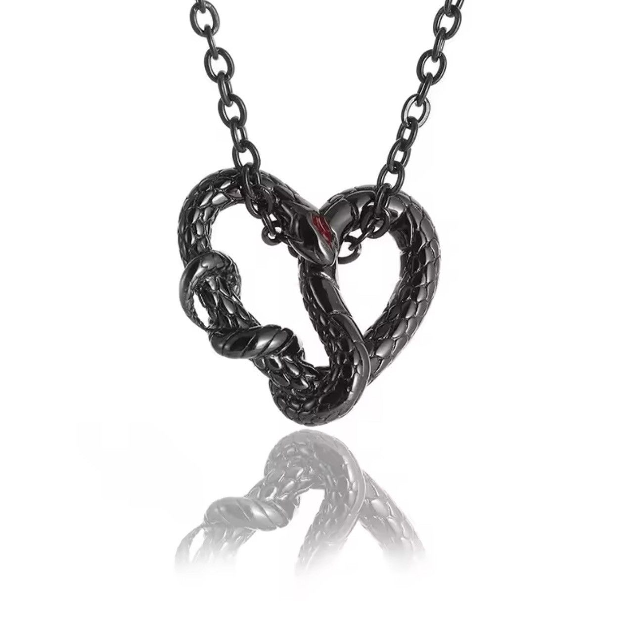 Vintage Gothic Punk Snake Necklace Chain Size ONE SIZE - 2 Thumbnail