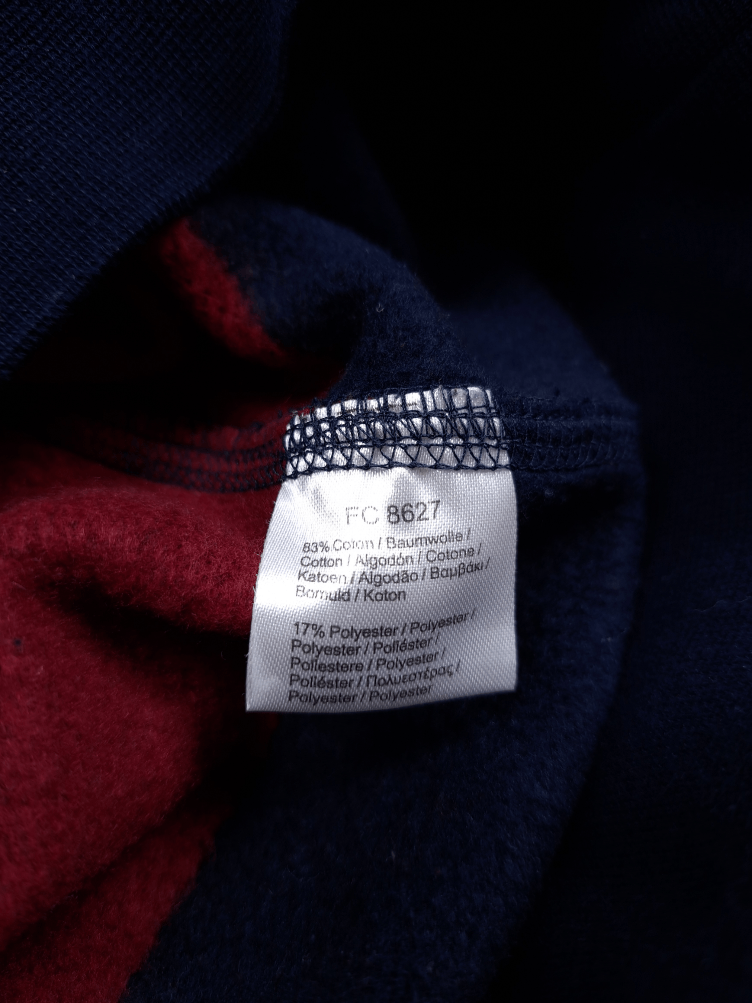 Designer × Lacoste 💎 Lacoste Spell out Navy Logo Hoodie Size L Blue Black Size US L / EU 52-54 / 3 - 5 Thumbnail
