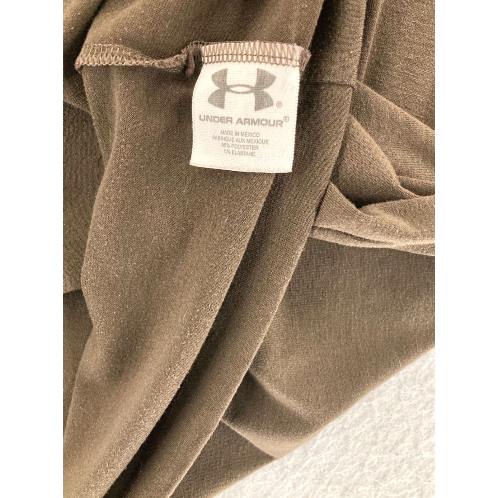 Under Armour Under Armour Shirt Mens Large Brown Color Block Sports HeatGear T-Shirt Mens Size US L / EU 52-54 / 3 - 6 Thumbnail