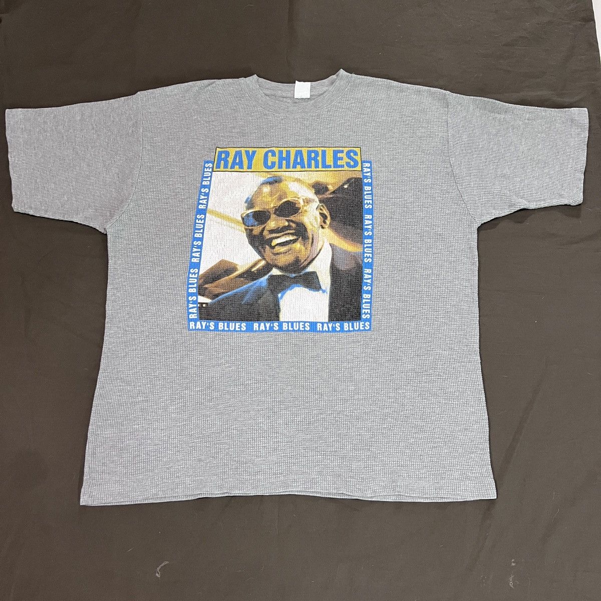 Vintage Y2K Ray Charles Tee R&B soul blues gospel country jazz Size US L / EU 52-54 / 3 - 2 Thumbnail