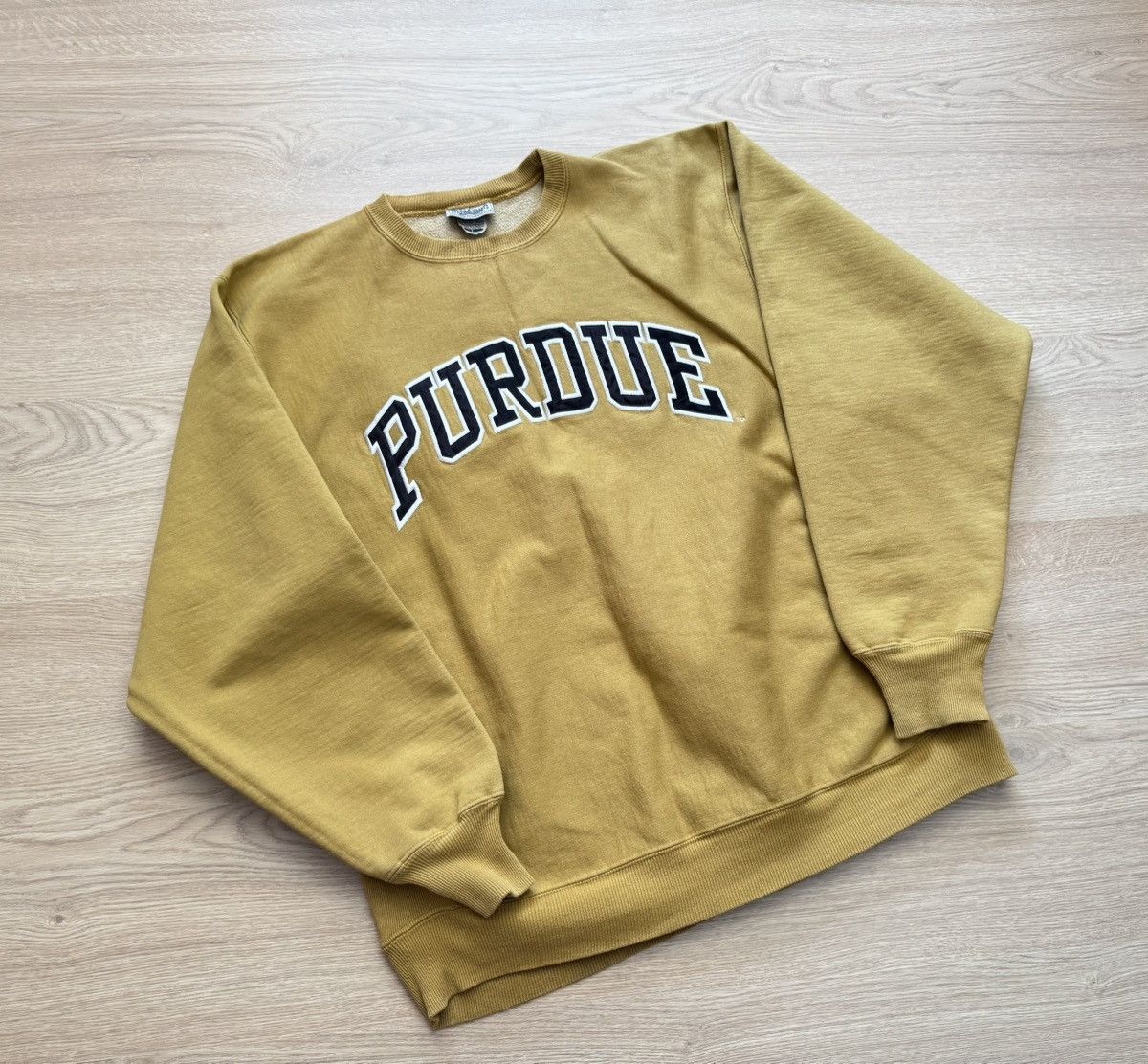 Steve And Barrys Vintage 00s Steve&Barrys Perdue University Baggy Sweatshirts Size US L / EU 52-54 / 3 - 1 Thumbnail