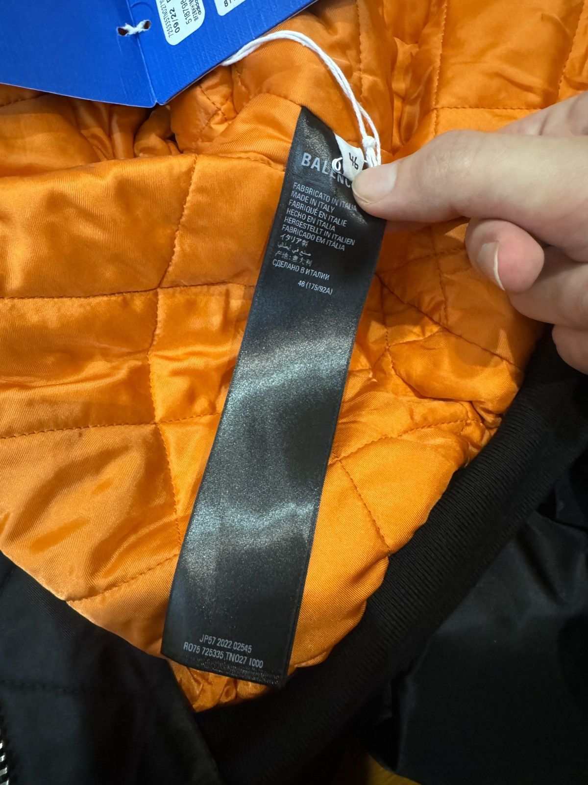 Balenciaga Balenciaga Adidas Black oversized bomber Sz.46 Size US S / EU 44-46 / 1 - 13 Thumbnail