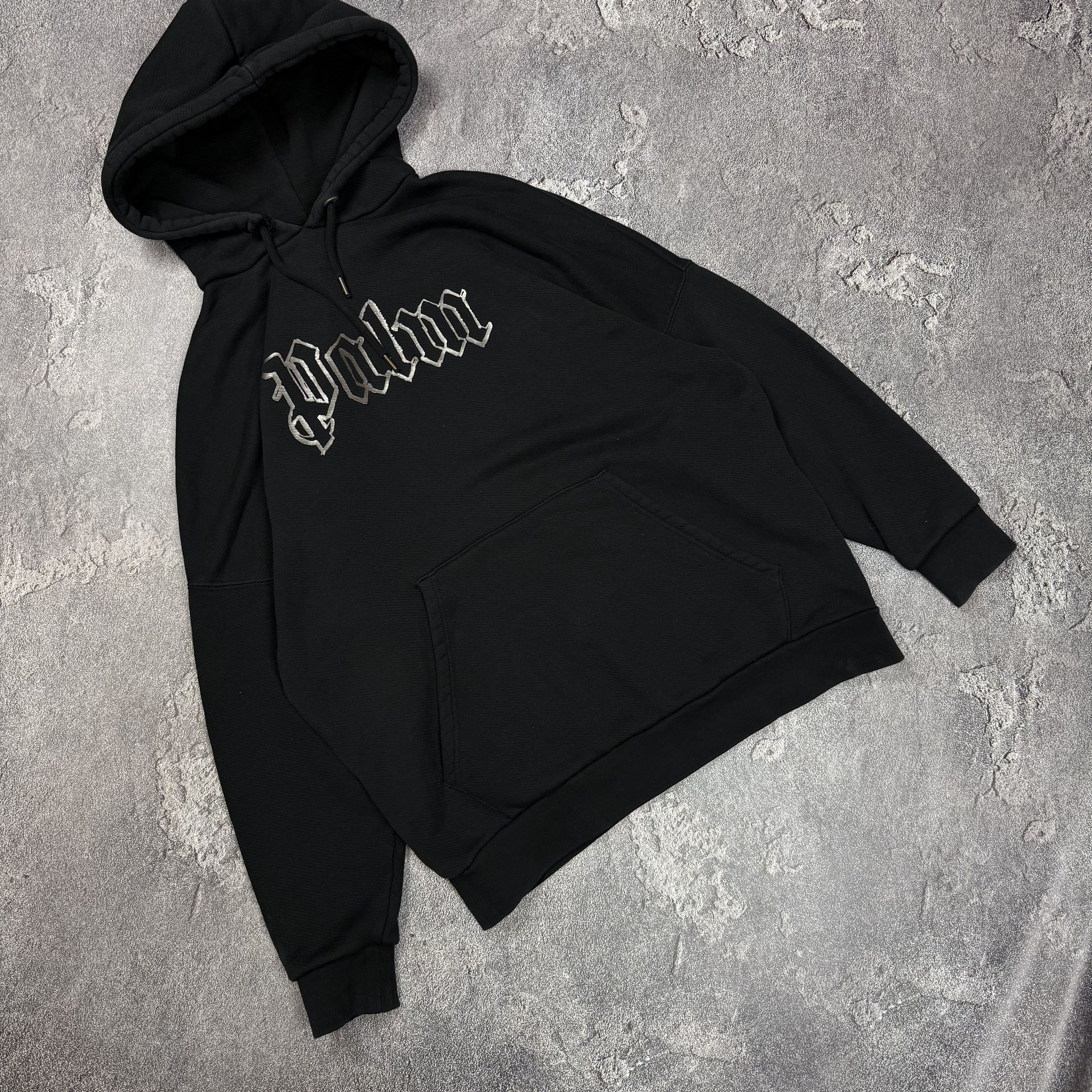 Palm Angels PALM ANGELS WHITE HOODIE FRONT AND BACK LOGO GLOW Size US XL / EU 56 / 4 - 1 Thumbnail