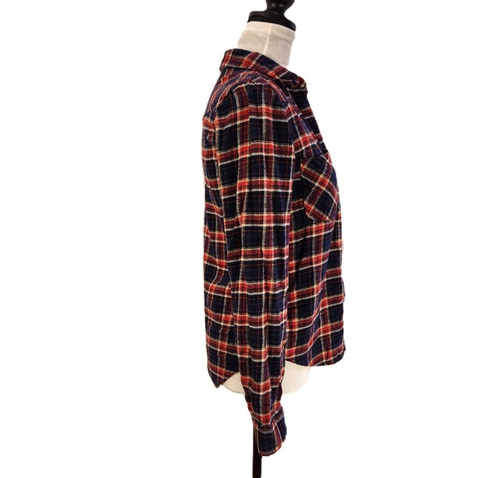 Forever 21 Forever 21 Red & Blue Plaid Button Up Shirt - Small Size S / US 4 / IT 40 - 6 Thumbnail