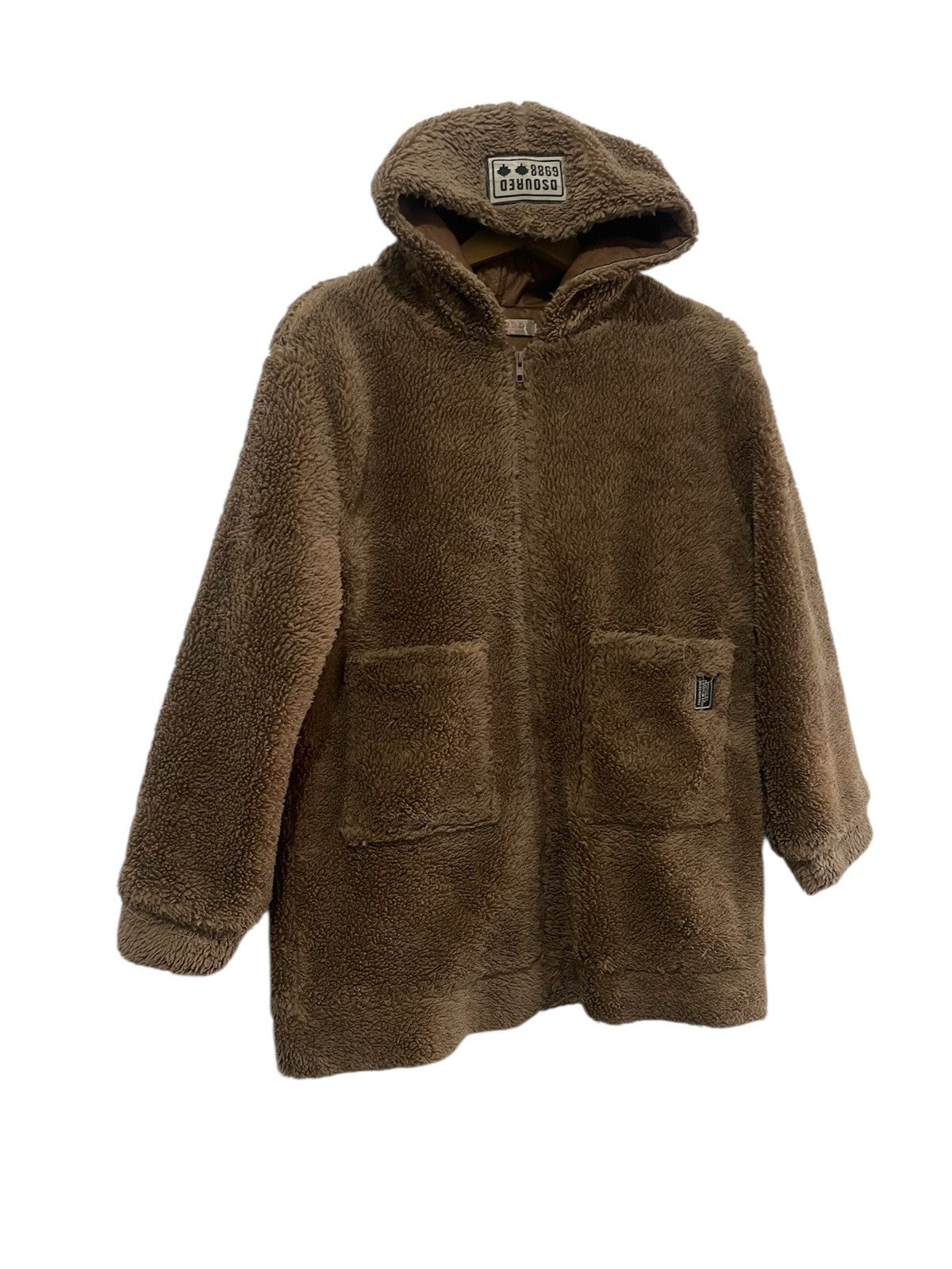 14th Addiction Vintage Style Sherpa Fleece Zip Up Hoodie Brown Size US XL / EU 56 / 4 - 2 Thumbnail
