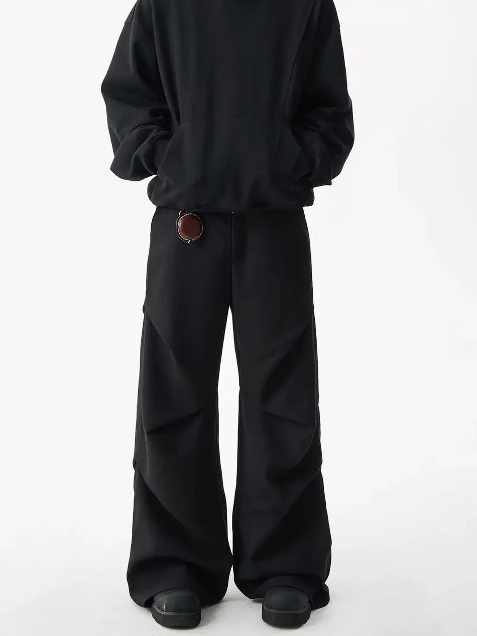 Japanese Brand × Vintage Loose drape wide leg suit casual pants Size US 30 / EU 46 - 7 Thumbnail