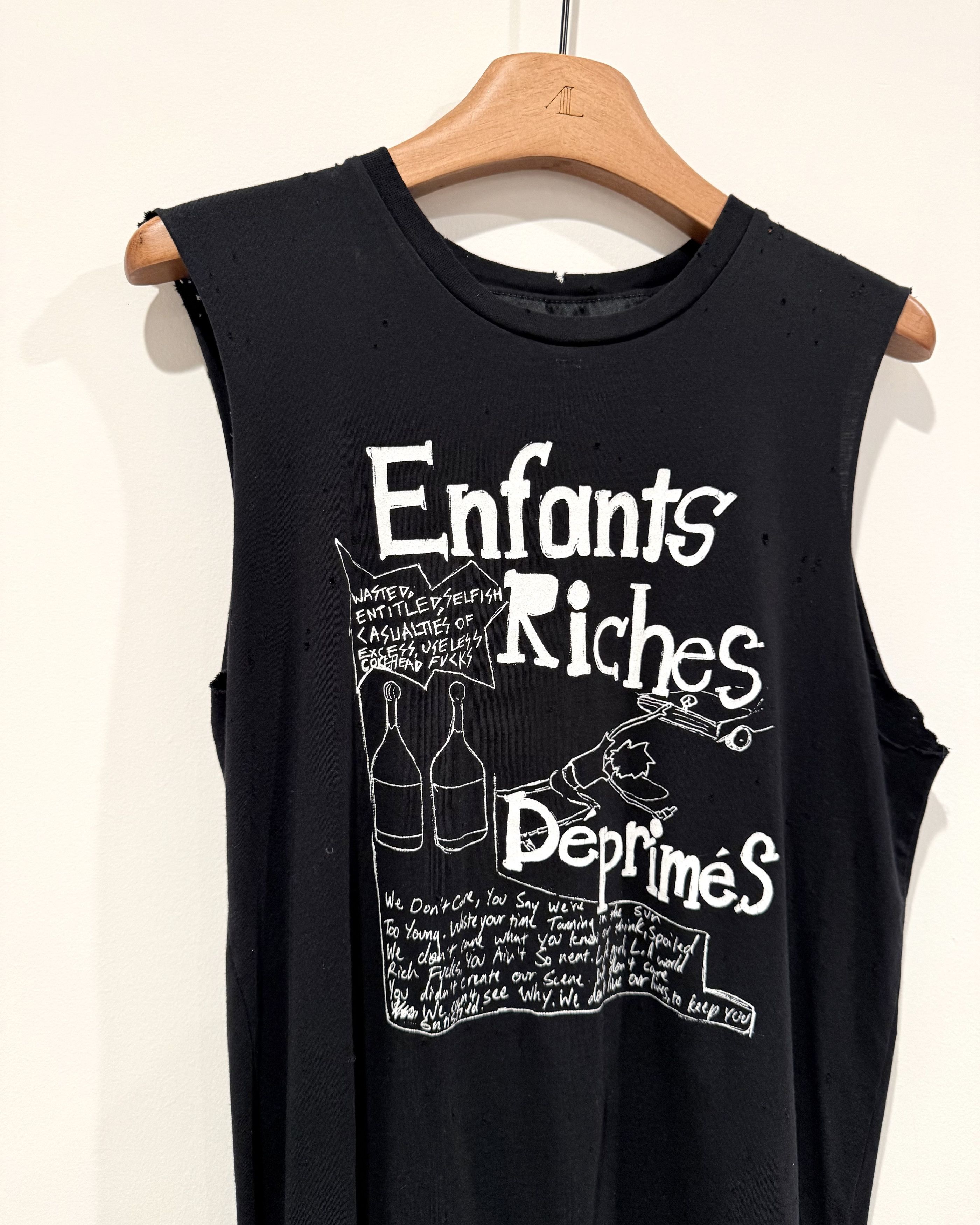 Enfants Riches Deprimes Enfants Riches Deprimes OG Ss2015 ERD Lifestyle Tank top Size US M / EU 48-50 / 2 - 2 Thumbnail