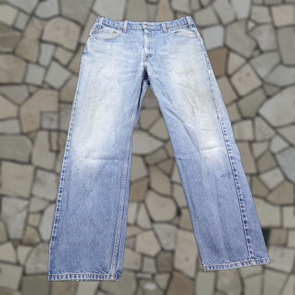 VINTAGE Levi's Jeans Mens 36x30 Blue Denim 505 Regular Straight Leg 90s USA