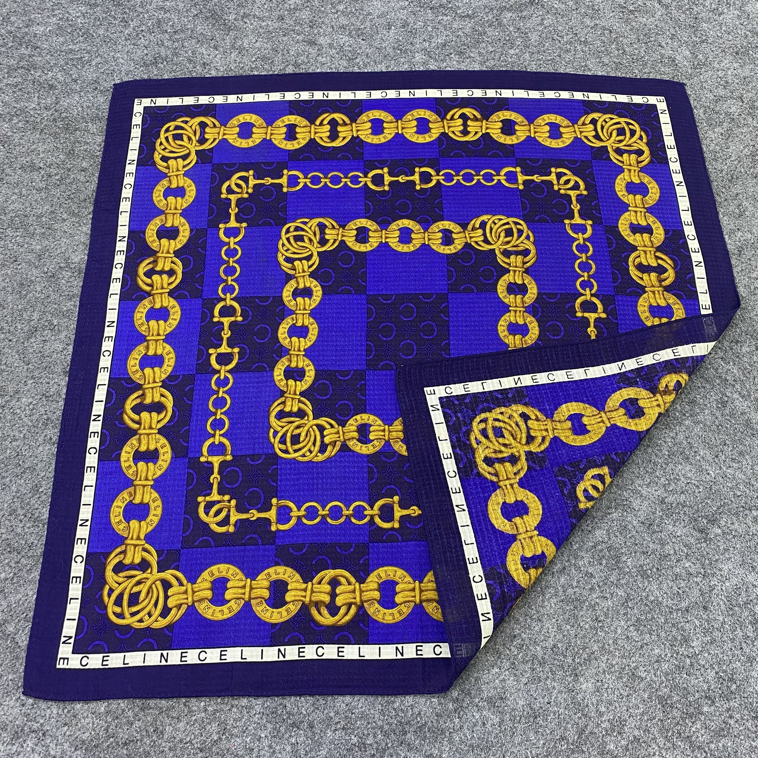 Celine Celine Handkerchief Neckerchief Bandana-B1786 Size ONE SIZE - 5 Thumbnail
