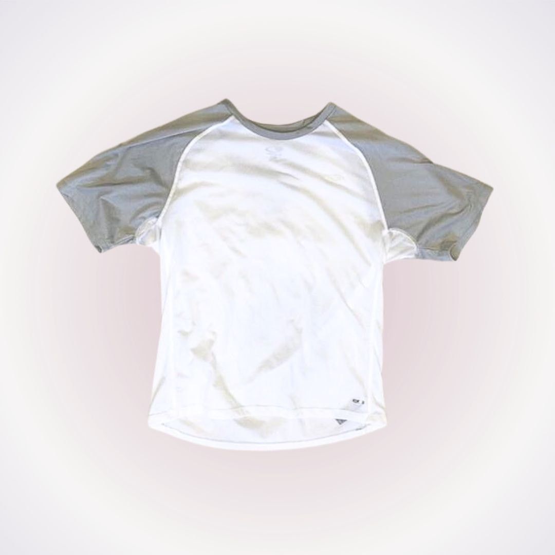 Champion Champion Gray and White Crewneck T-Shirt | Sz L Size US L / EU 52-54 / 3 - 1 Thumbnail