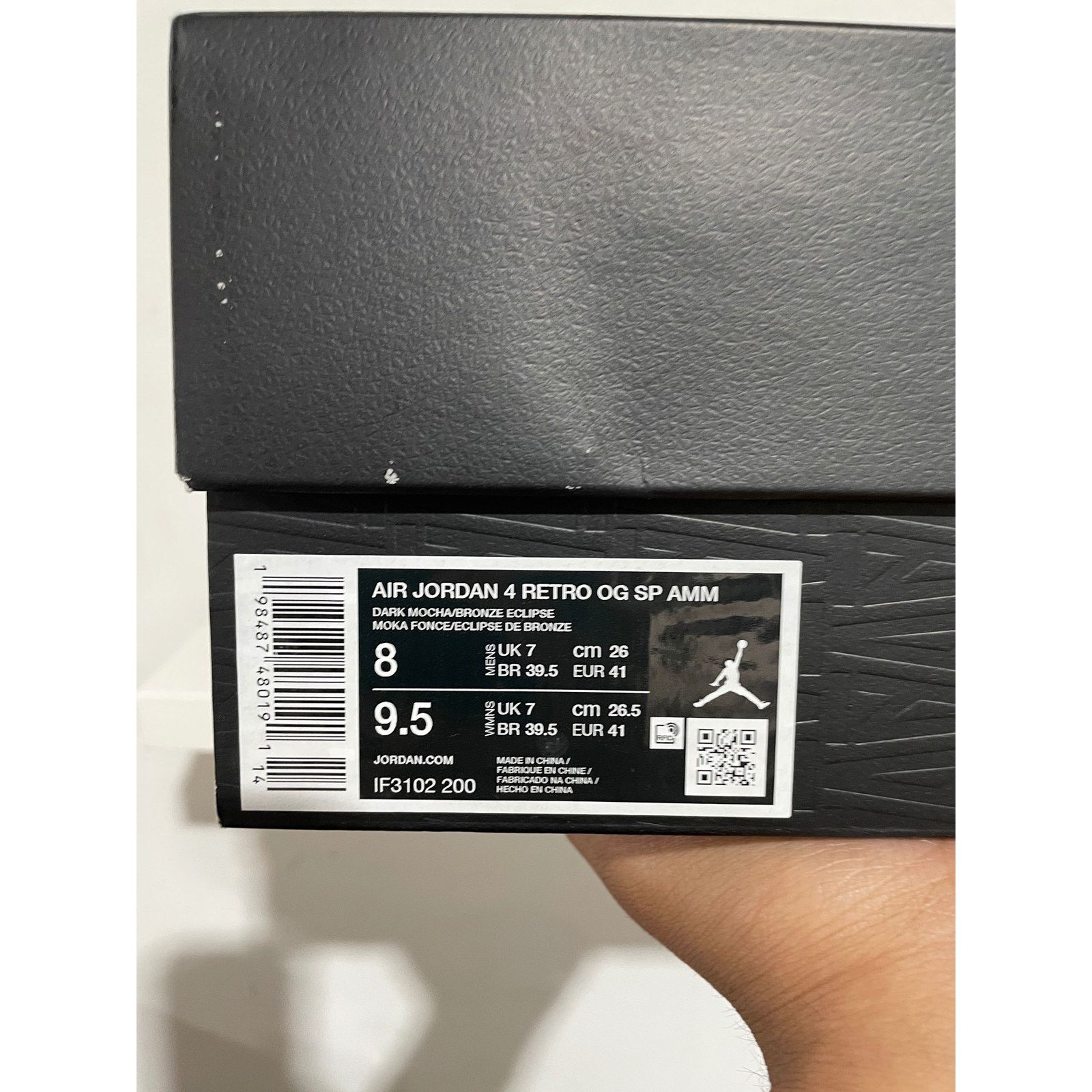 Nike JORDAN 4 RETRO A MA MANIERE DARK MOCHA SIZE 8 NEW Size US 8 / EU 41 - 6 Thumbnail