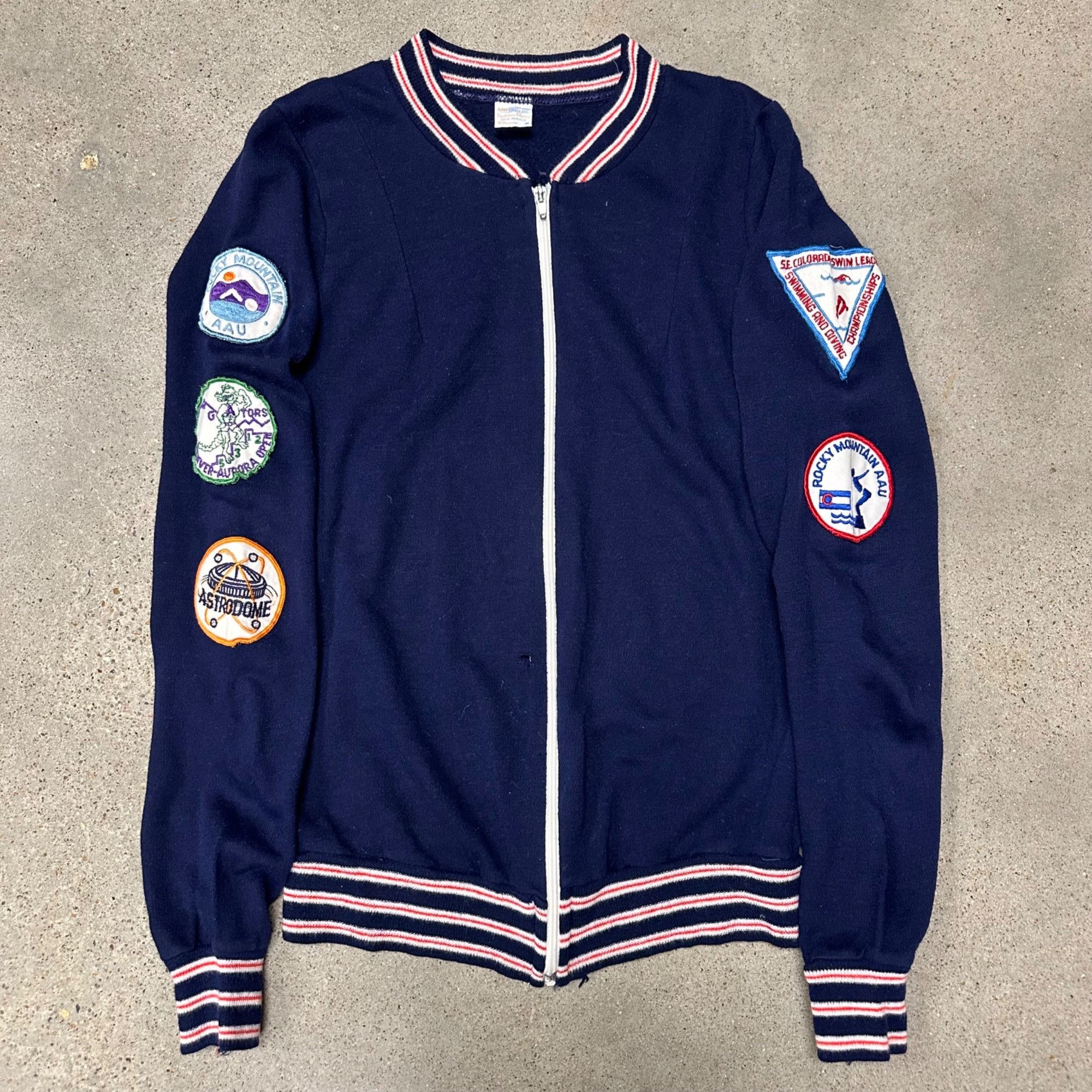 Vintage Vintage 60s/70s Montgomery Ward Custom Sport Patch Zip Up Ja Size US S / EU 44-46 / 1 - 1 Thumbnail