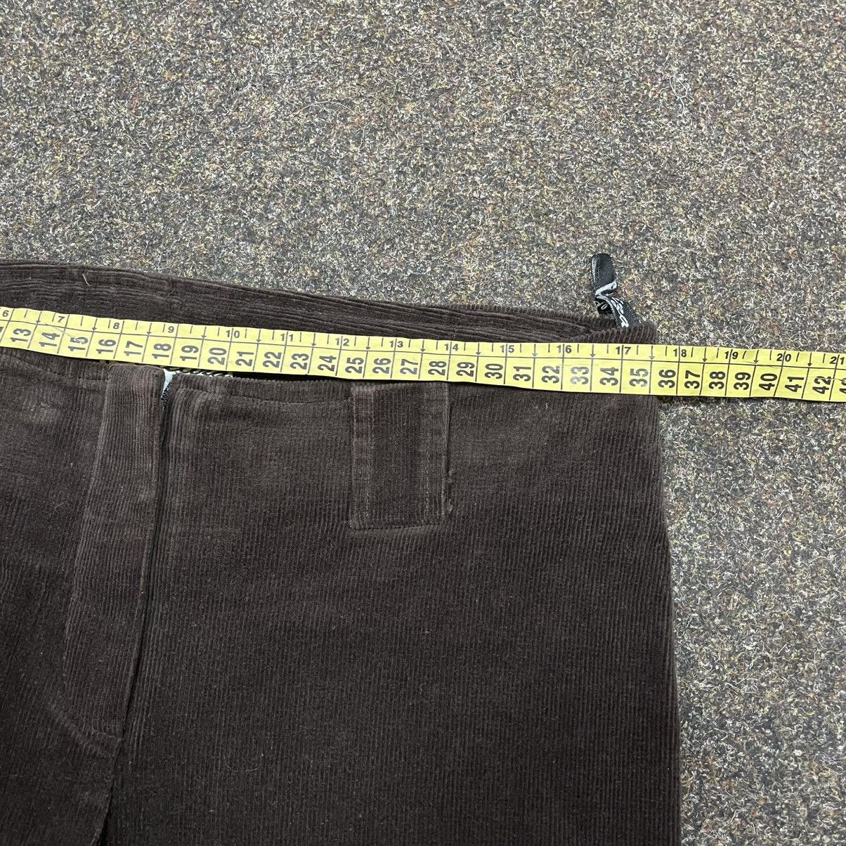 Vintage Vintage Y2K Flared Wide Leg Corduroy Pants Grunge Faded 32 Size 32" / US 10 / IT 46 - 6 Thumbnail